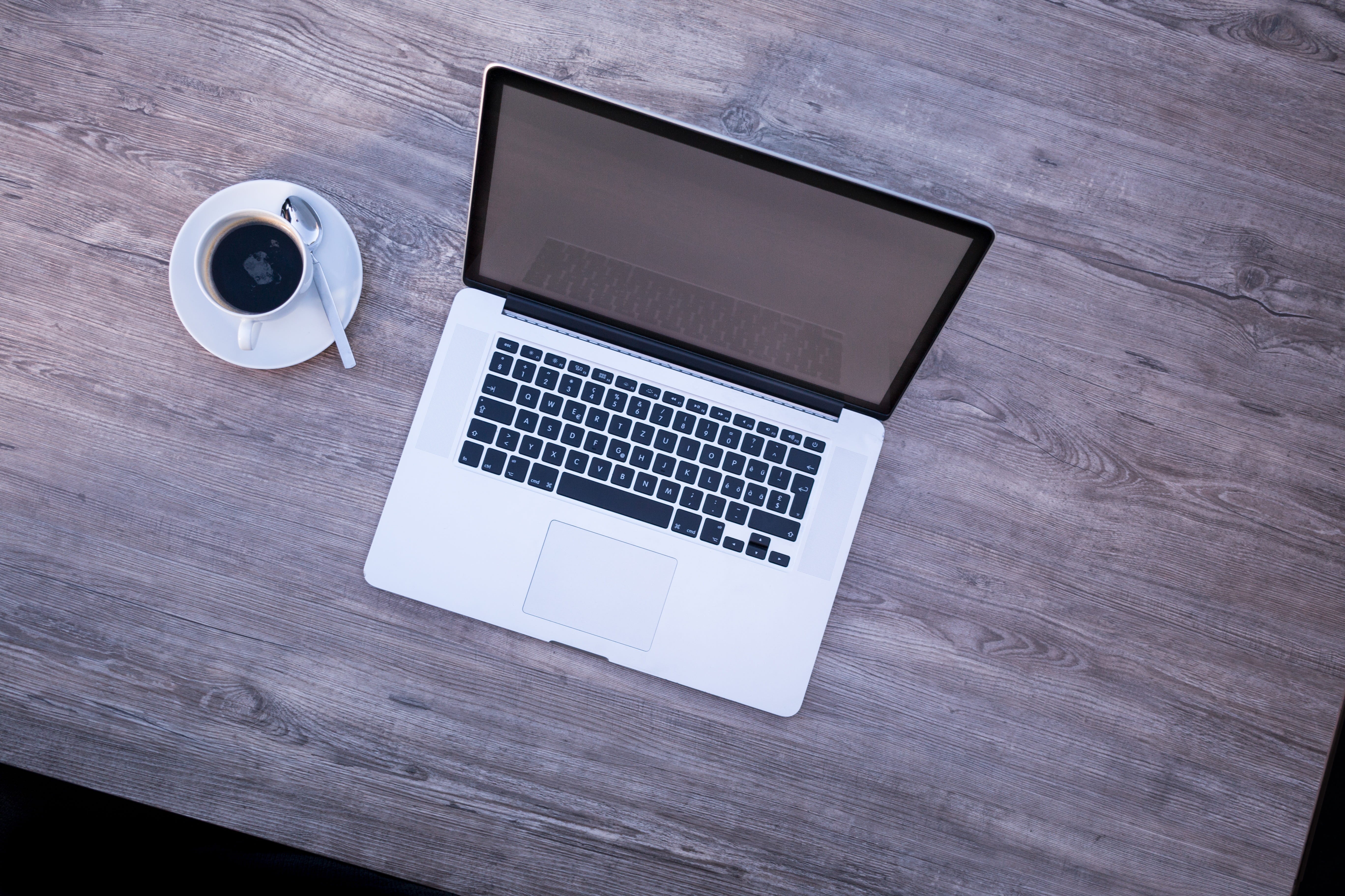 cropping, graphic design, home office, technology, apple, communication, computer equipment, macbook, table, cup, office, internet, web design, design, HD Wallpaper