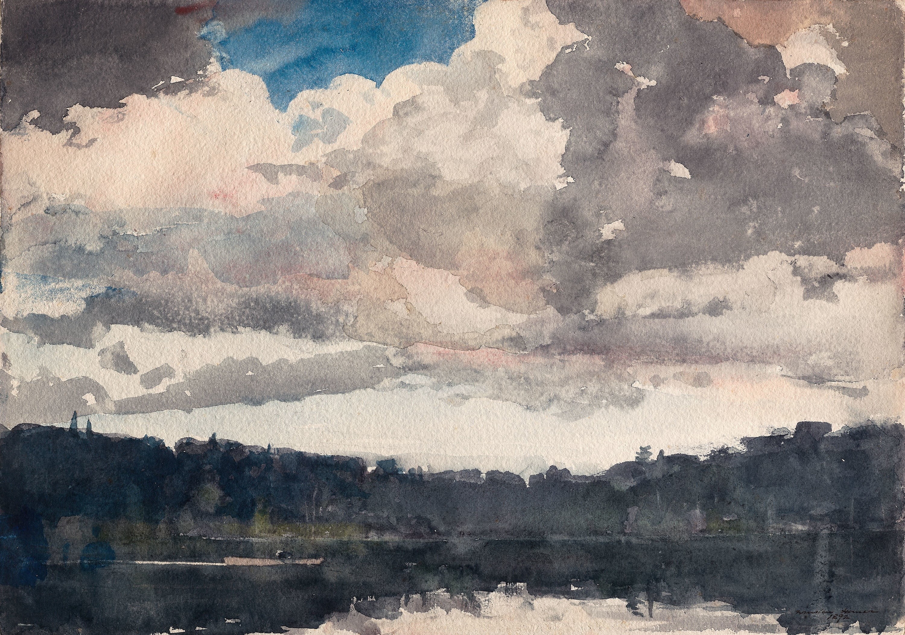 landscape, painting, 2K, Winslow Homer, impressionism, HD Wallpaper