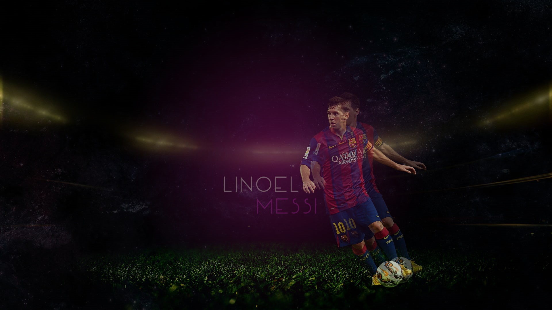 FC Barcelona, full length, plant, women, Leo Messi, nature, star - space, night, sports, Lionel Messi, soccer, sport, adult, casual clothing, young adult, HD Wallpaper