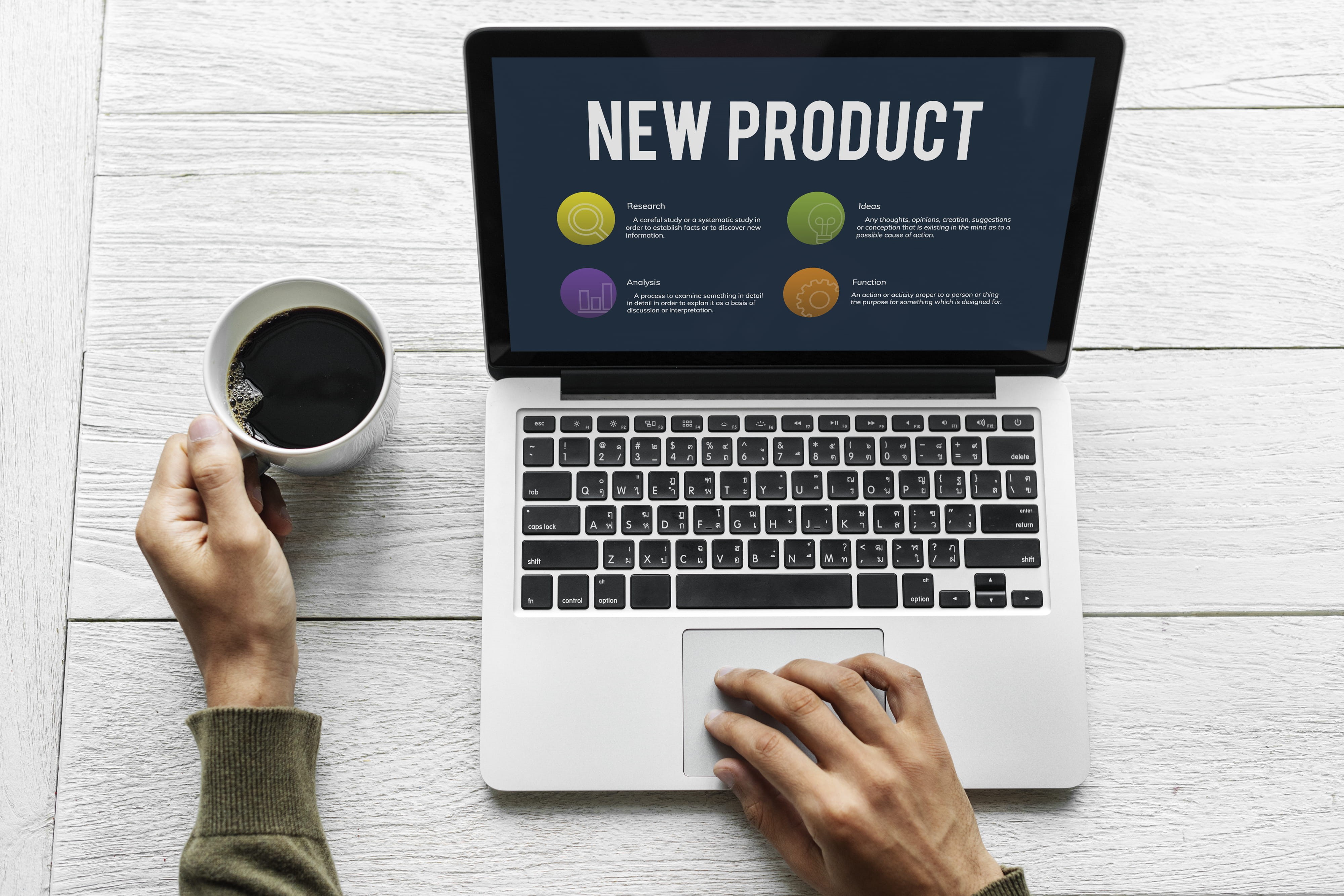 hot drink, wireless technology, laptop, portable information device, touch, turned, portable, wireless, office, coffee, using laptop, drink, screen, human hand, HD Wallpaper
