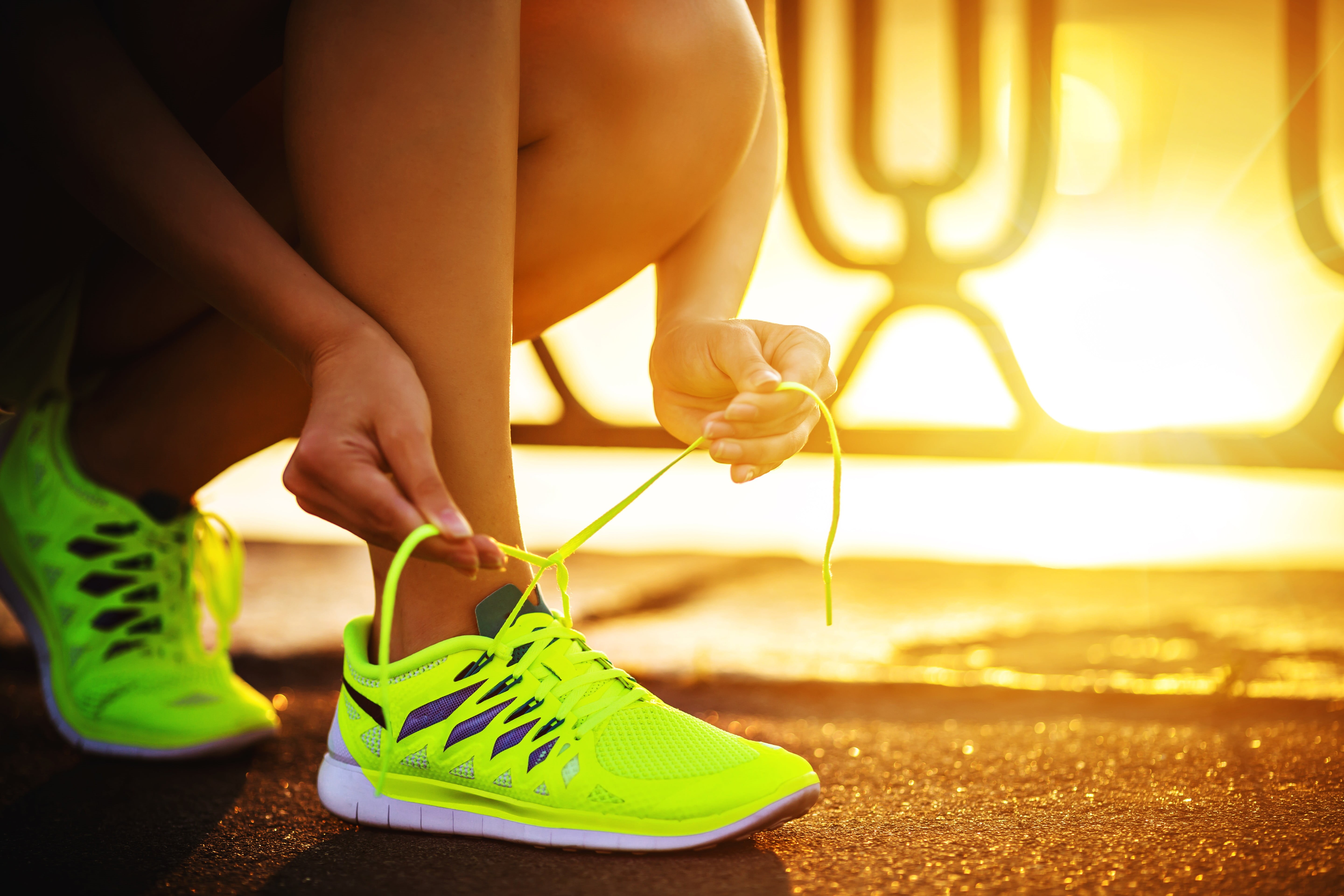 human limb, lace, green color, relaxation, females, 5K, tying, sunset, human body part, nature, healthy lifestyle, outdoors, Sun, sport, neon, body part, HD Wallpaper