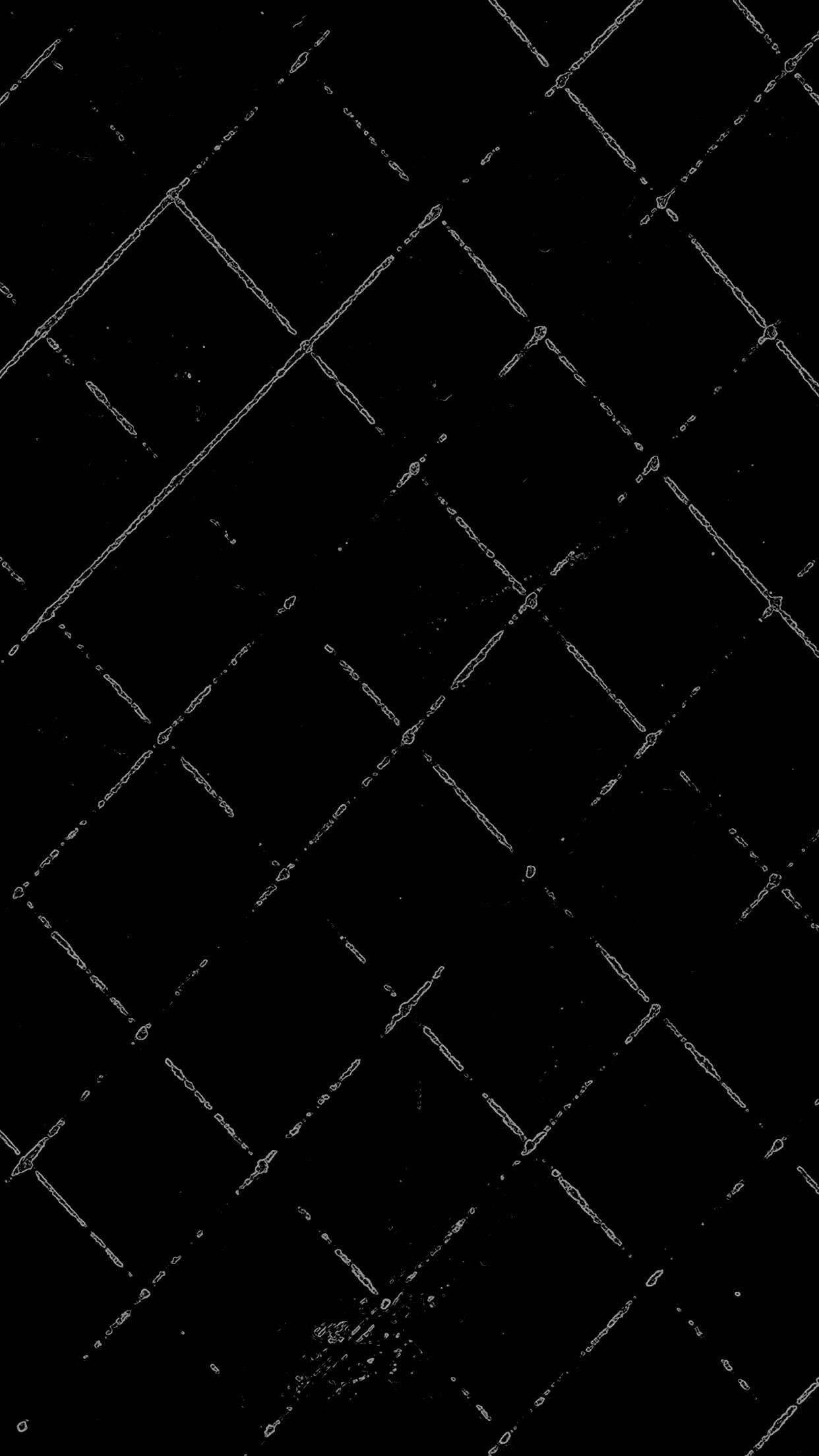 boundary, pattern, black color, dark, textured, metal, no people, industry, shape, fence, black background, abstract, grid, construction industry, textured effect, Phone HD Wallpaper