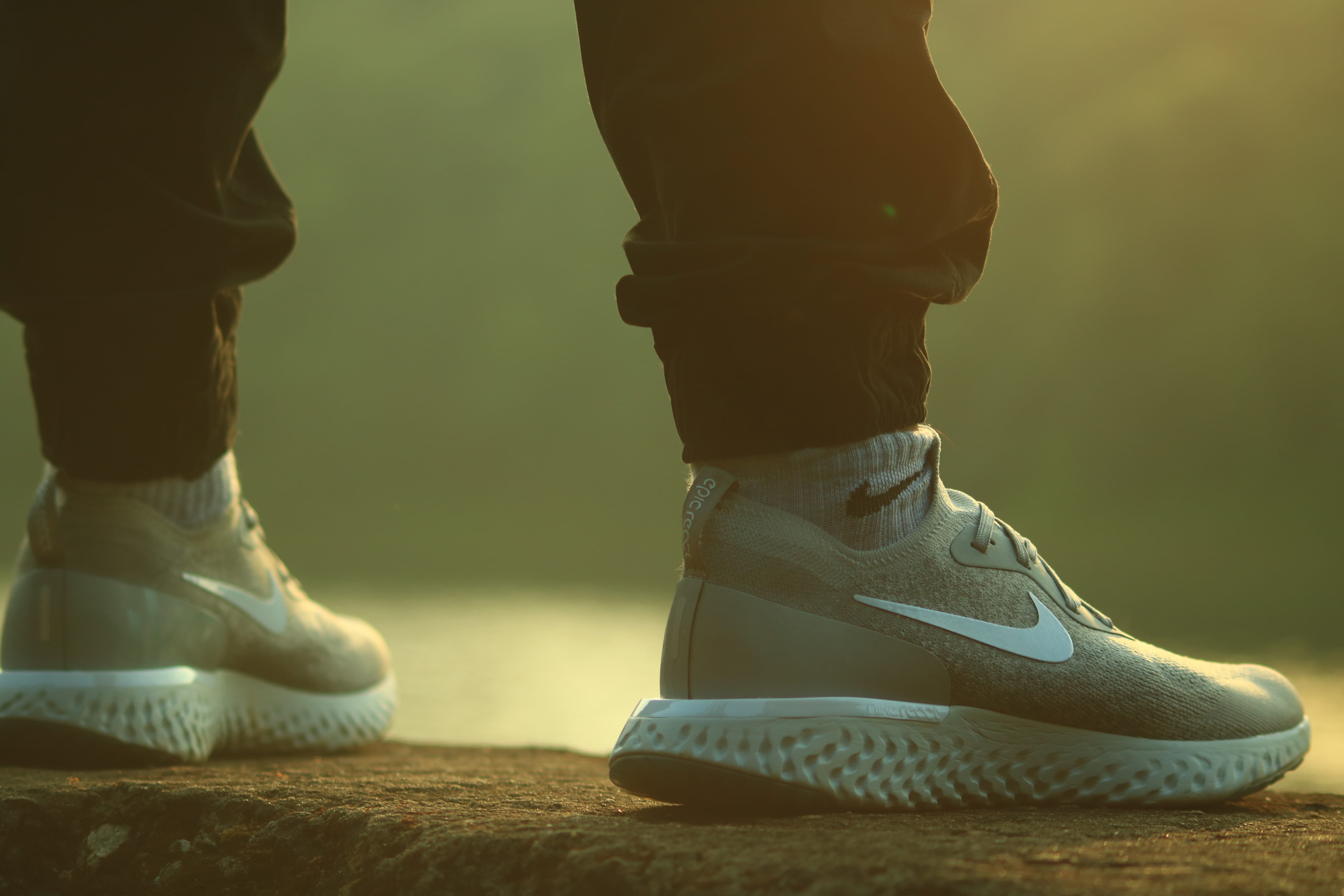 foot, real people, one person, human limb, socks, adolescence, wear, footwear, pants, human leg, indoors, jeans, close-up, standing, nike, shoes, lifestyle, HD Wallpaper