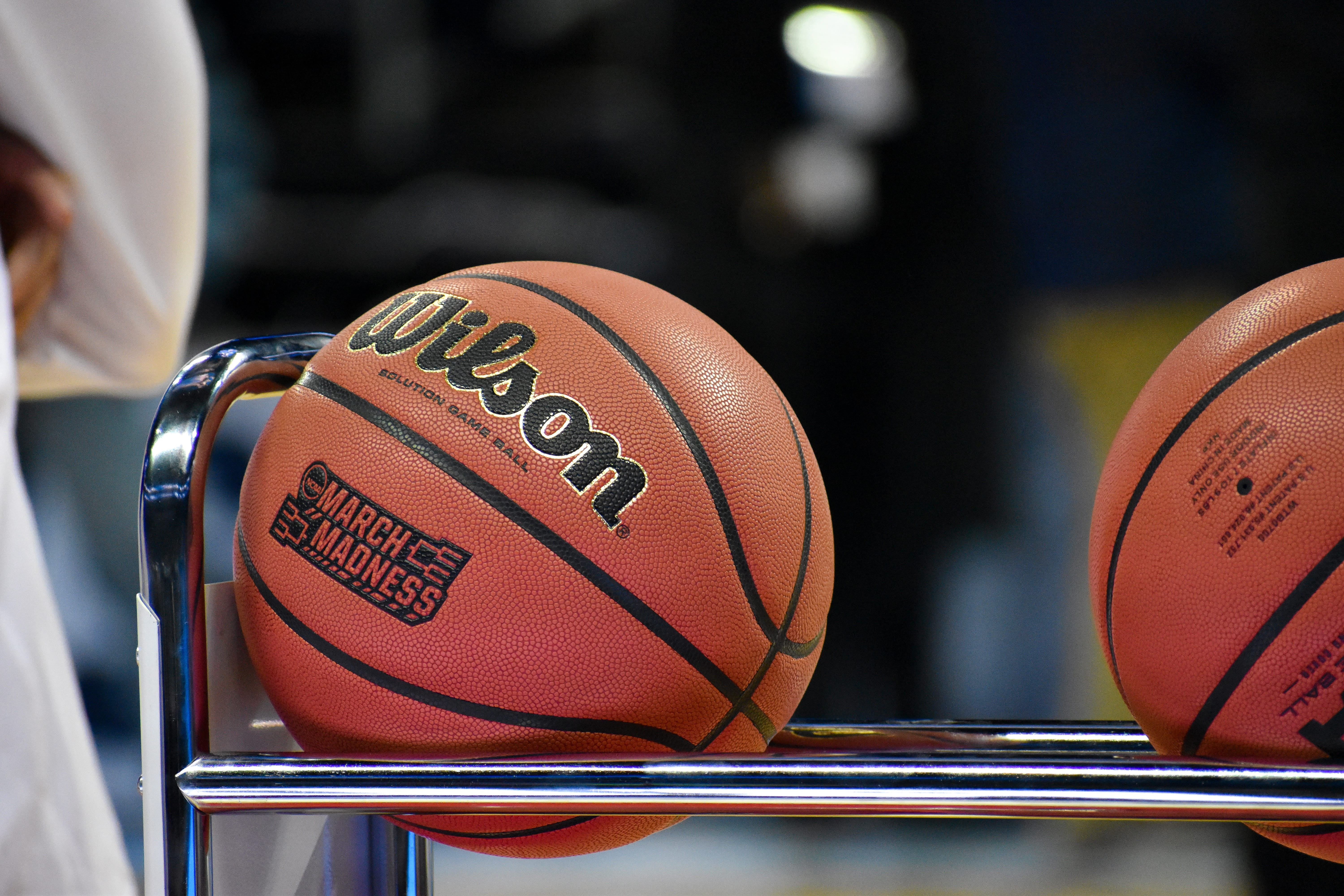 crash helmet, competitive sport, basketball - ball, basketball, rack, sports, athlete, orange color, focus on foreground, equipment, sports equipment, 5K, HD Wallpaper