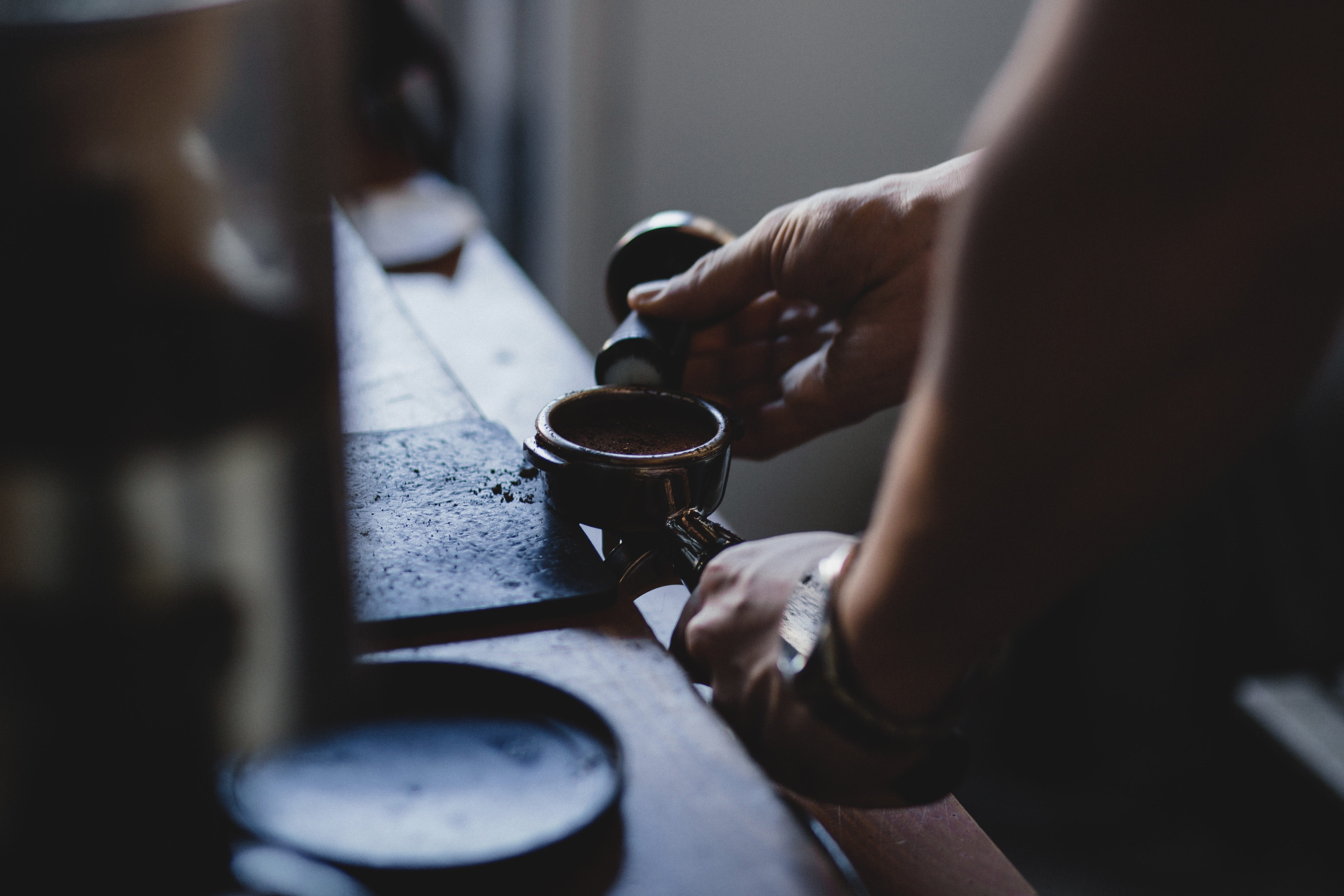 adult, refreshment, cup, mug, coffee - drink, male, coffee cup, espresso, hot drink, food and drink, pitcher - jug, human hand, tamping, grind, cafe, food, HD Wallpaper