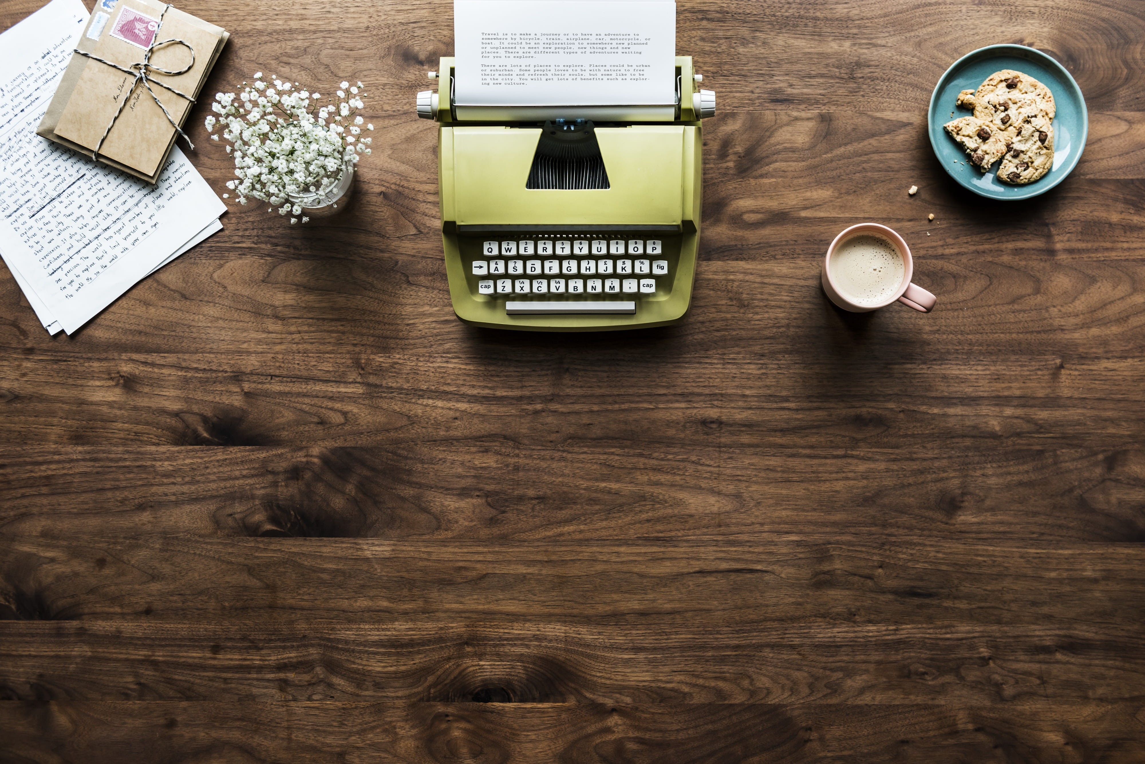 beverage, analogue, analog, no people, career, technology, aerial, connection, text, cup, high angle view, editorial, drink, food and drink, author, western script, HD Wallpaper