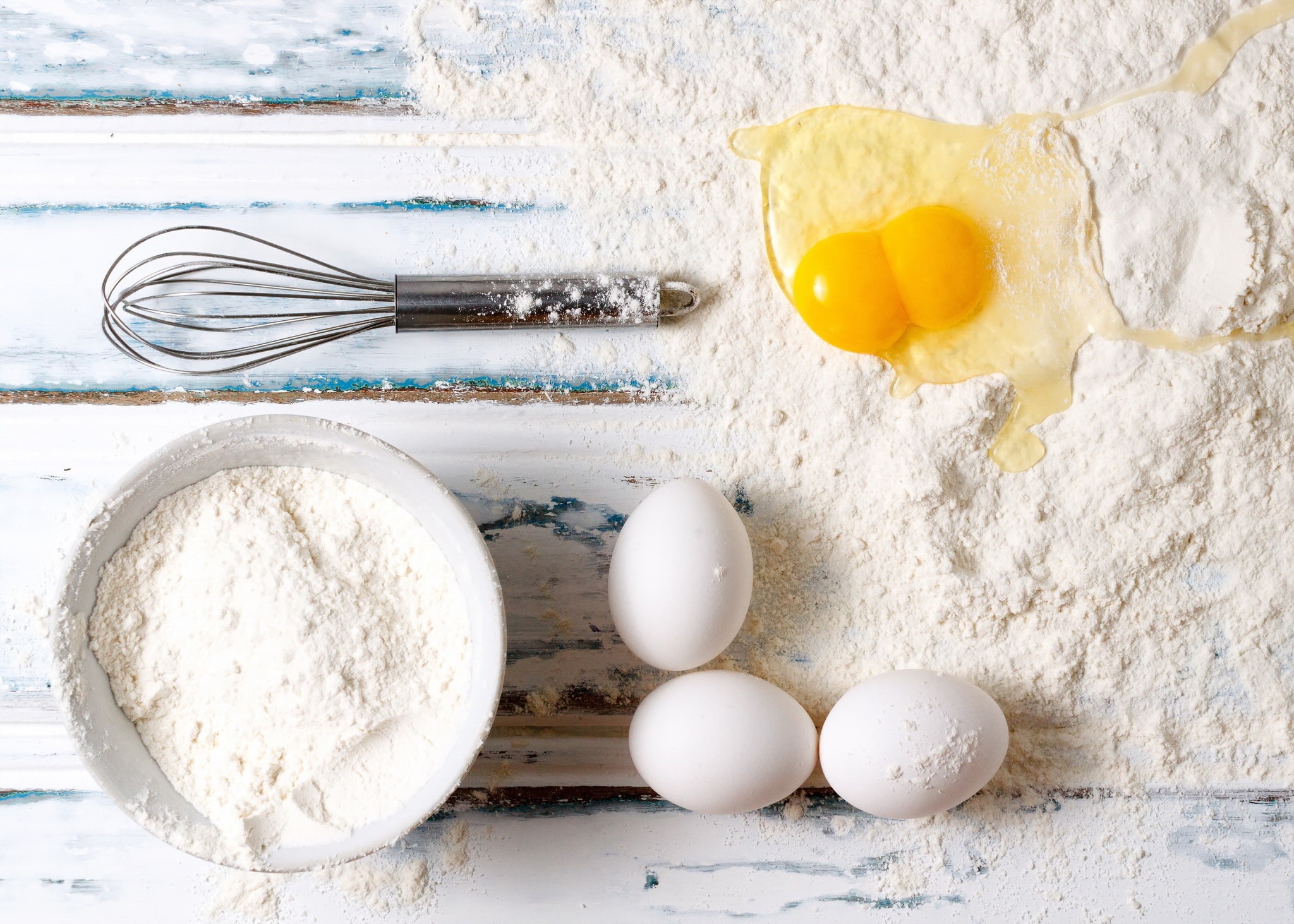 eggs, food, flour, 1080P, HD Wallpaper