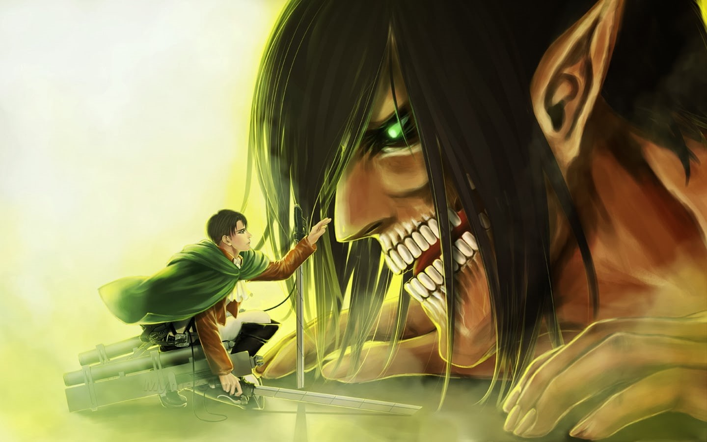 720P, anime, attack, hd, cartoon/comic, on, titan, HD Wallpaper