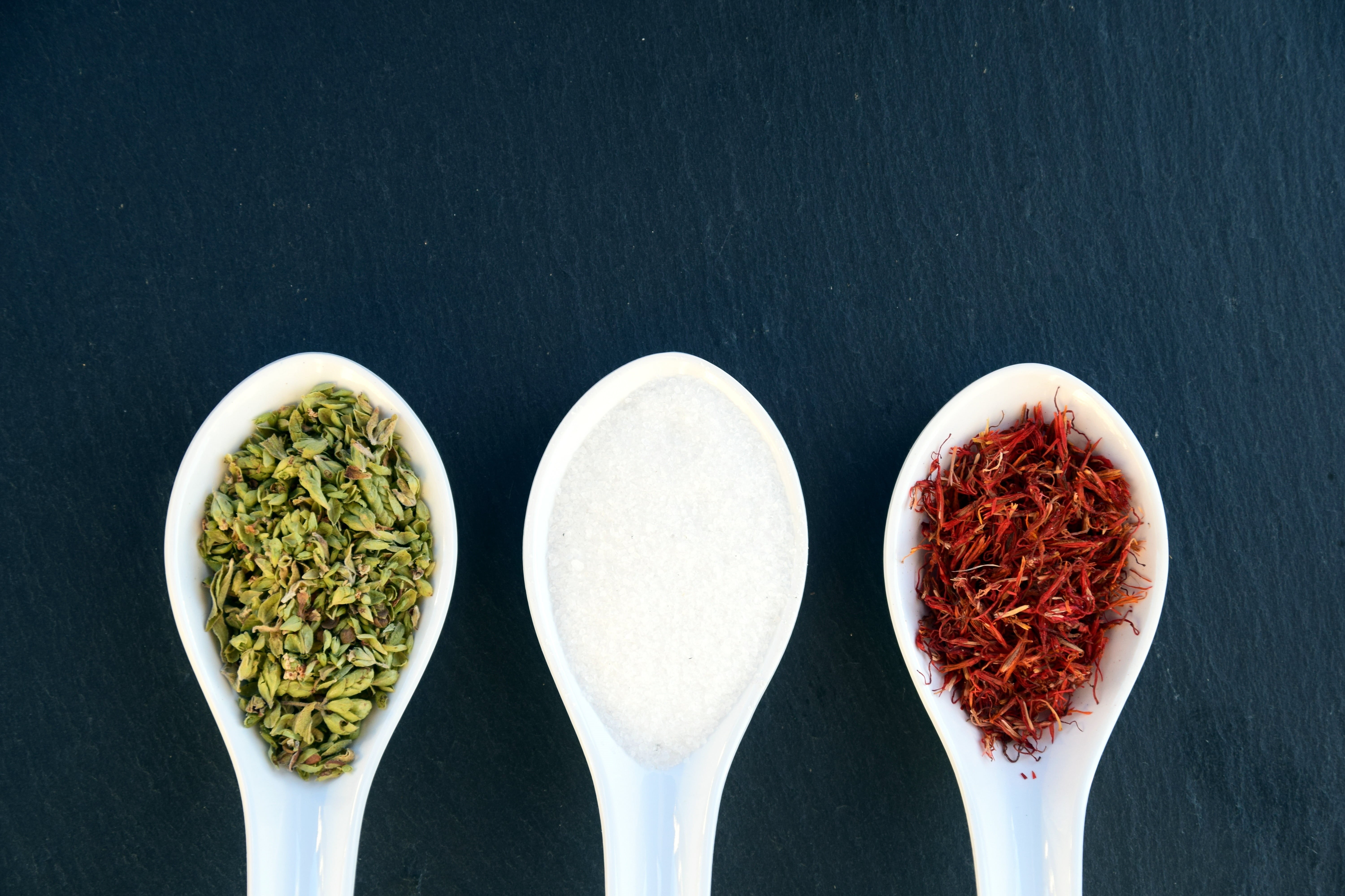 healthy eating, studio shot, spices, national colours, choice, 5K, black background, italy, food, dry, nature, spicy, close-up, variation, freshness, cook, HD Wallpaper