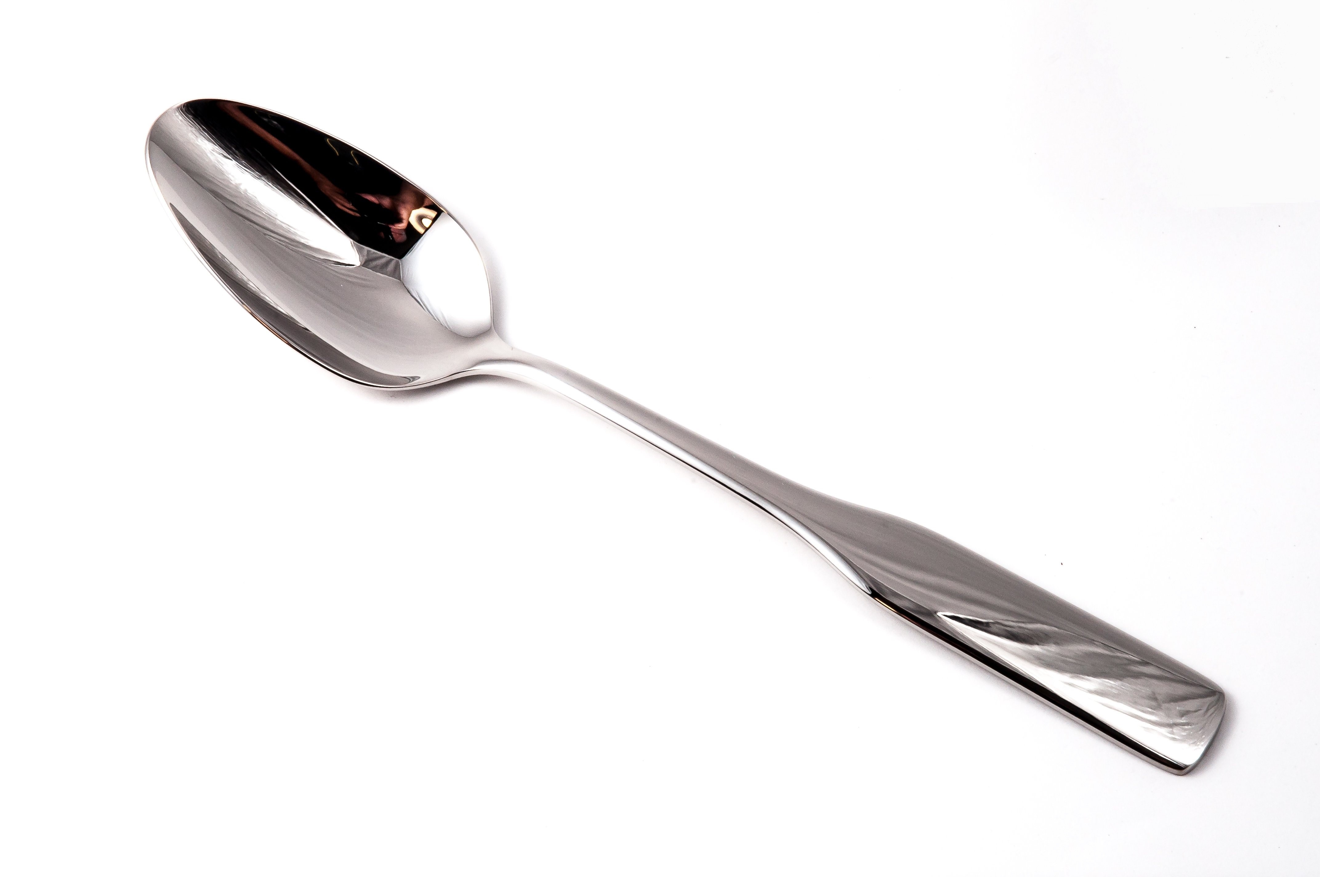 food, kitchen Utensil, dinner, cutlery, indoors, metal, cut out, single object, silverware, crockery, spoon, still life, studio shot, silver, 4K, close-up, HD Wallpaper