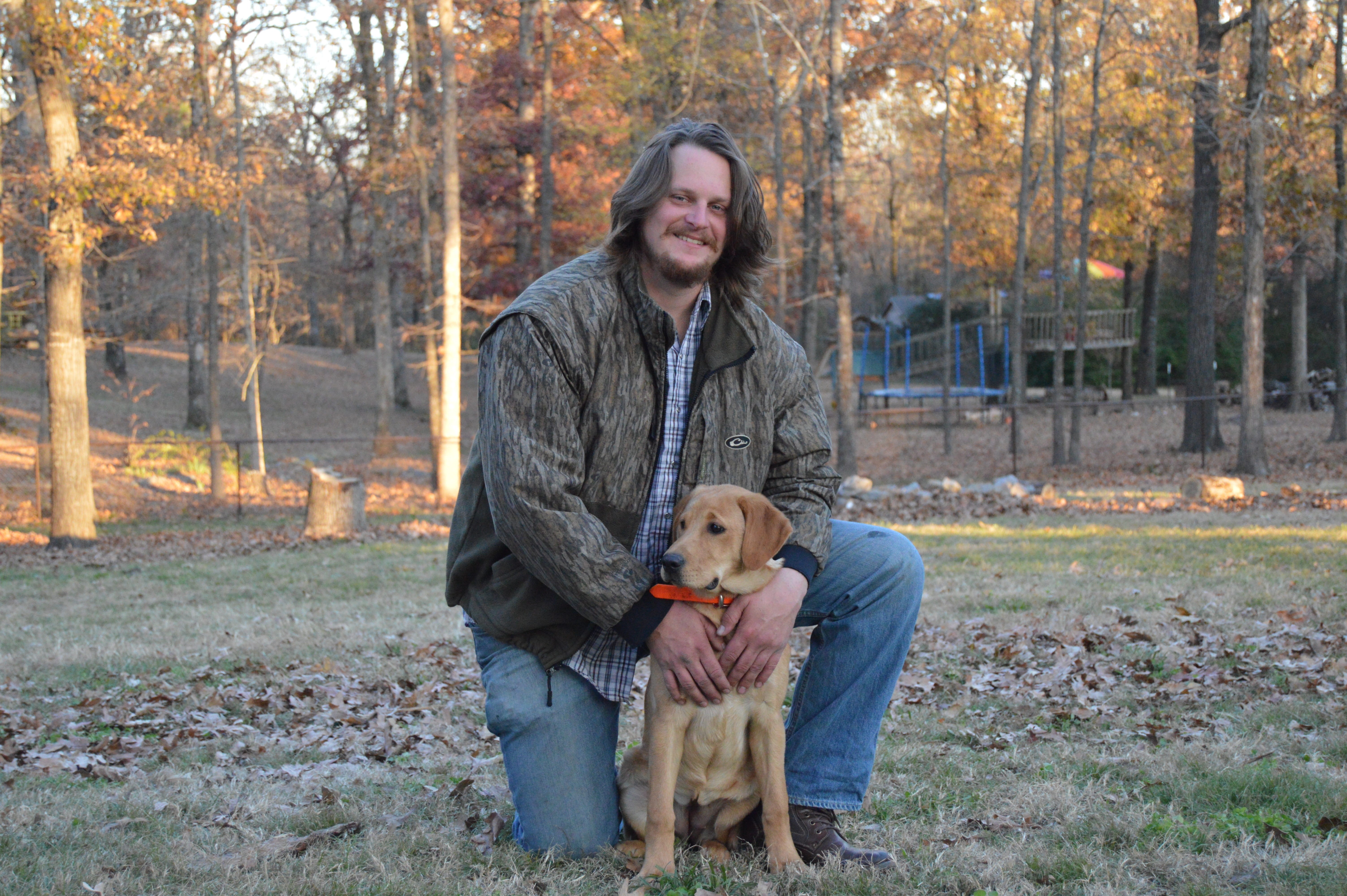 domestic, pets, leaf, together, one animal, taking, photo, grey, brown, looking at camera, real people, men, dog, pet, nature, land, man, vertebrate, young Adult, HD Wallpaper