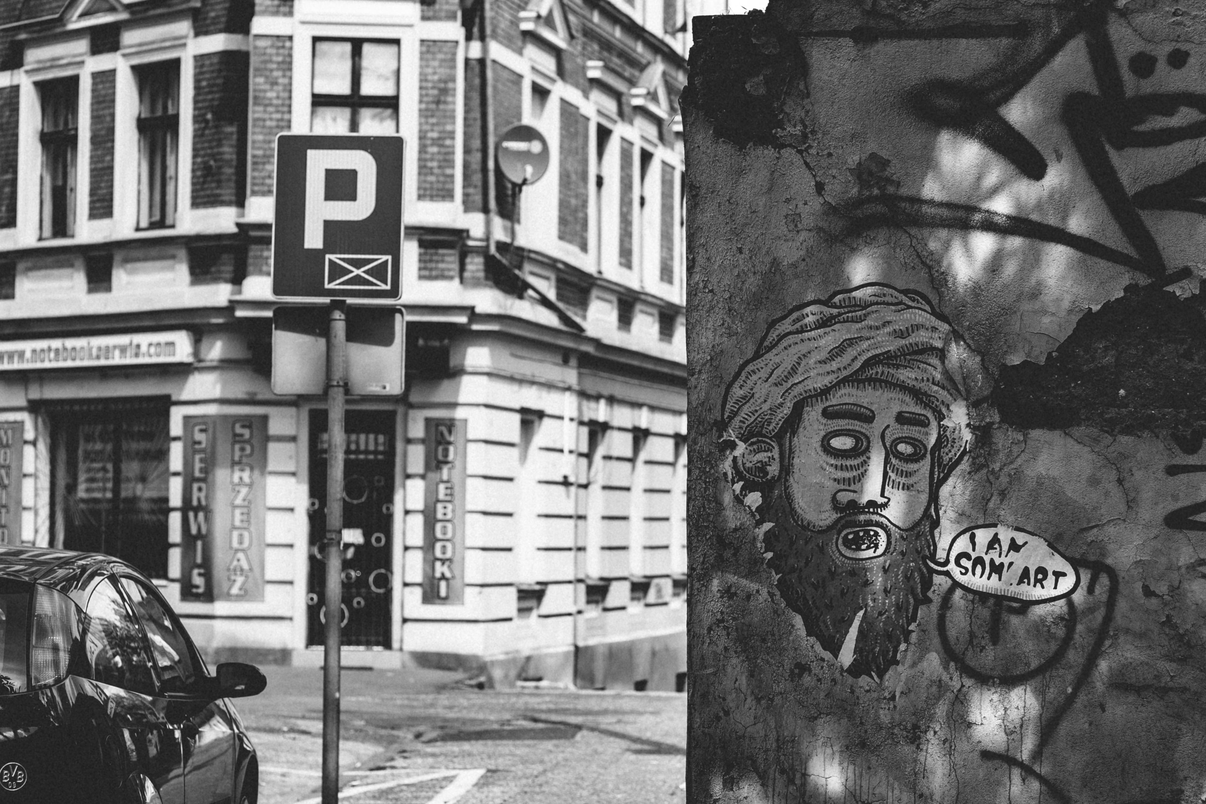 real people, people, western script, Osama Bin Laden, terrorism, osama, day, text, mural, building, representation, bin, city life, time, street, outdoors, HD Wallpaper