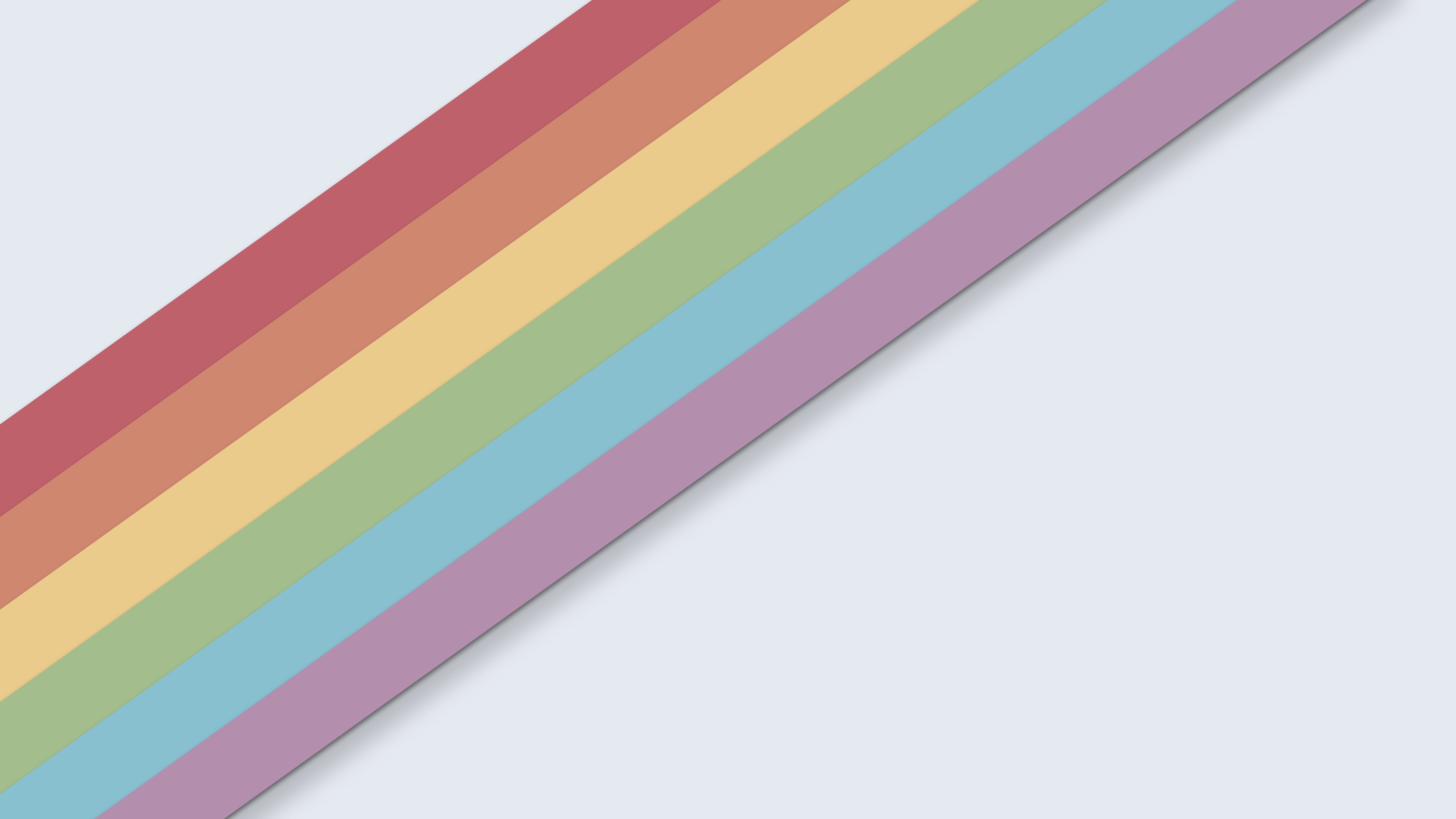 colorful, 5K, Nord, minimalism, HD Wallpaper