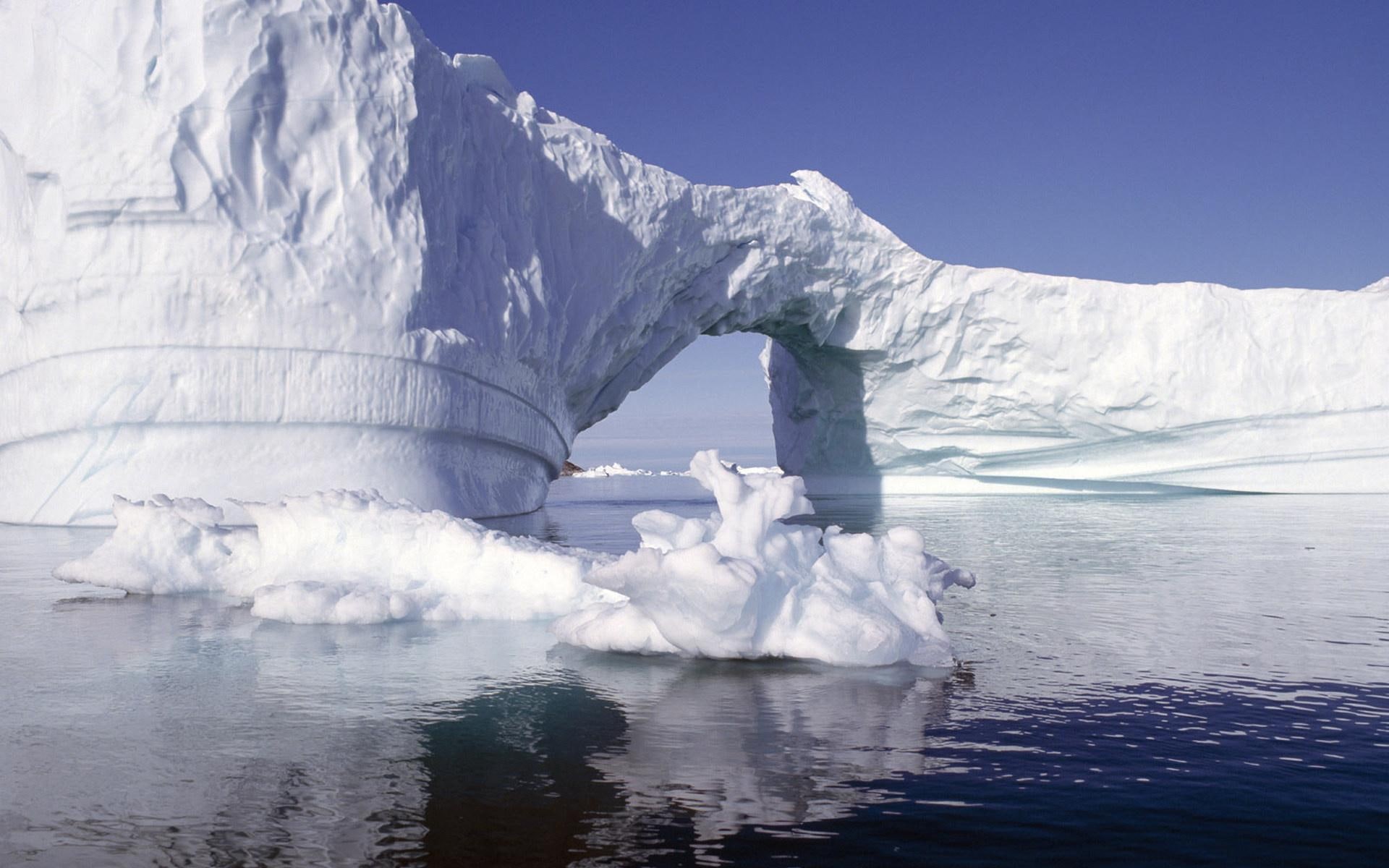 1080P, sunny, 3d and abstract, iceberg, winter, artic, lscape, oceans, landscape, cool, water, snow, HD Wallpaper
