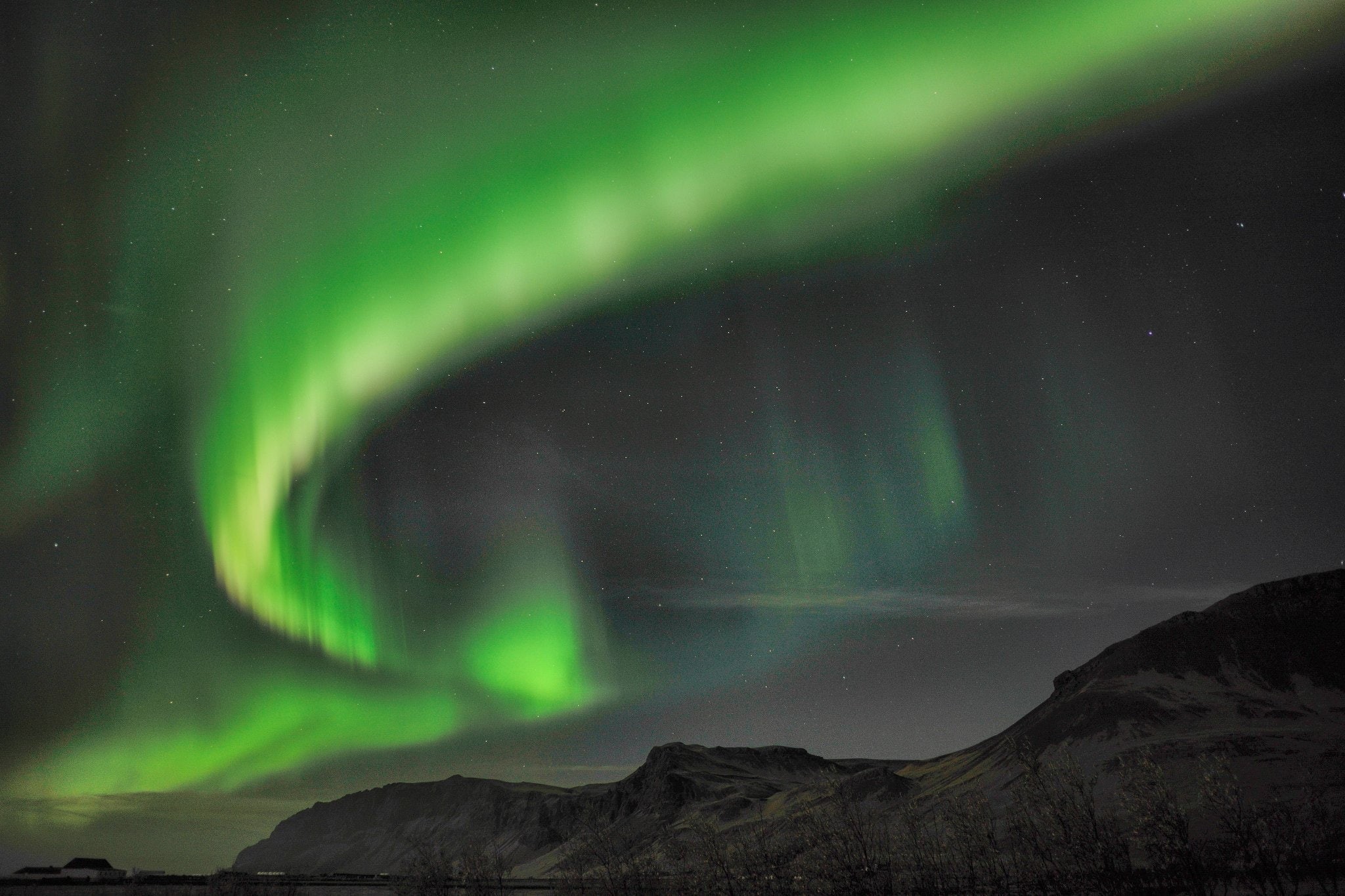 alaska, artic, outdoors, landscape, lights, sky, 1080P, northern, boreale, borealis, aurora, nature, HD Wallpaper