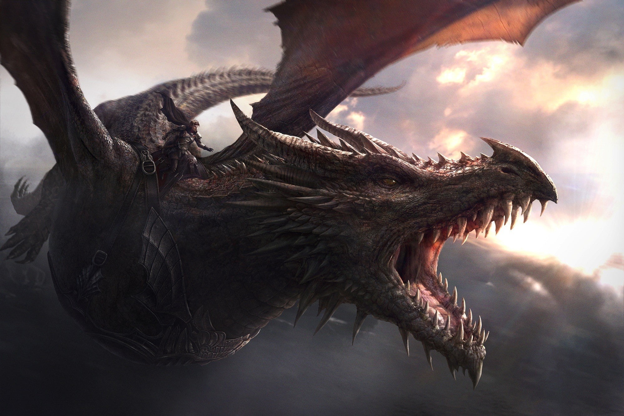 Game Of Thrones, Balerion, 1080P, dragon, HD Wallpaper