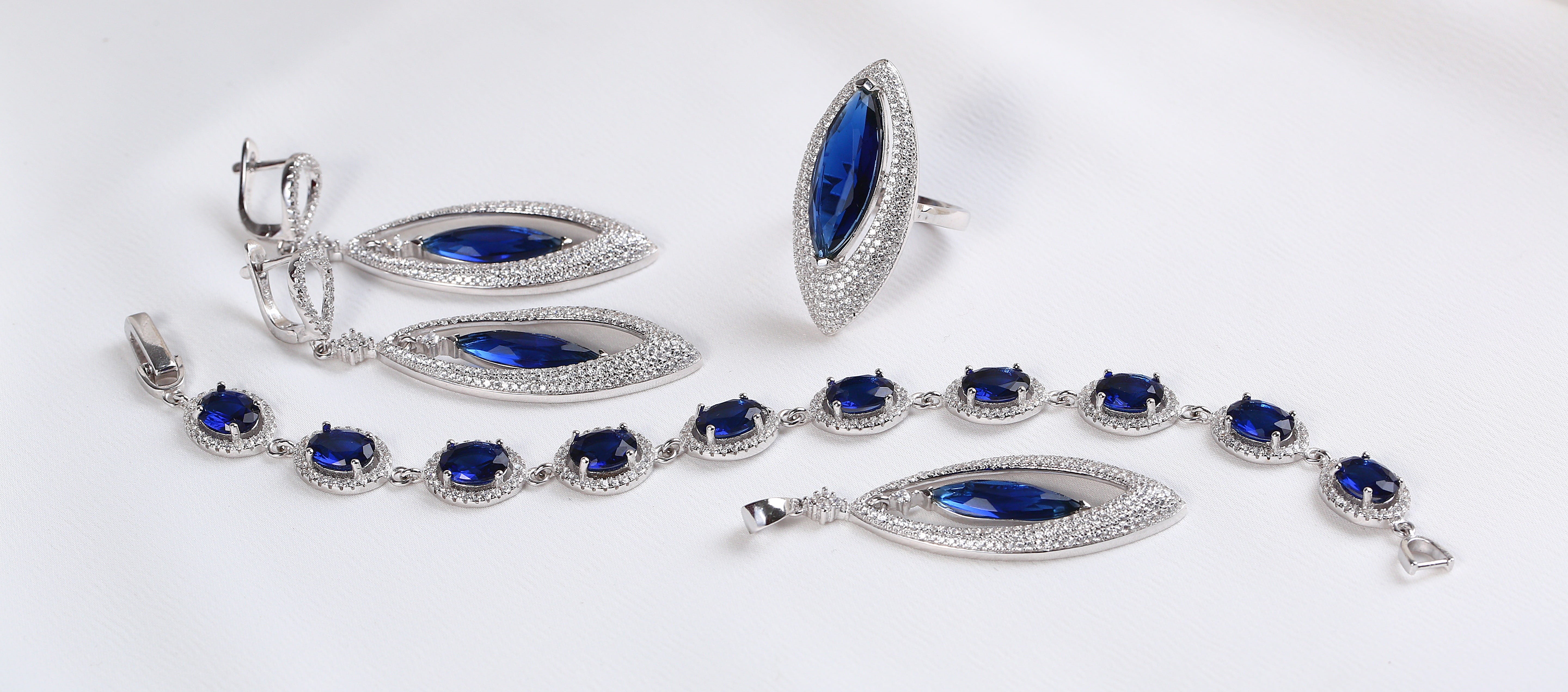 gemstone, variation, close-up, silver colored, medium group of objects, ruby, jewelry silver, expense, personal accessory, silver earring, ornate, blue, HD Wallpaper