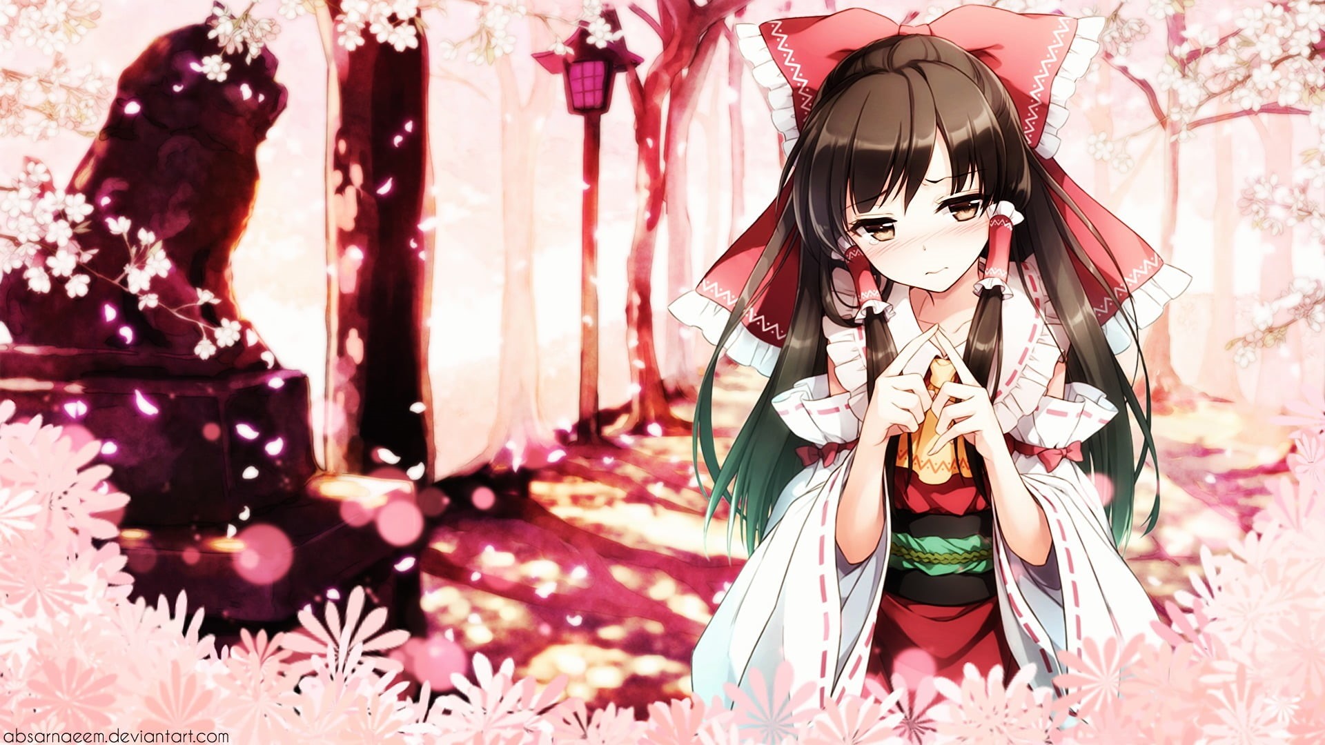 looking at camera, cherry blossom, front view, lifestyles, young women, 1080P, one person, real people, leisure activity, three quarter length, young adult, HD Wallpaper