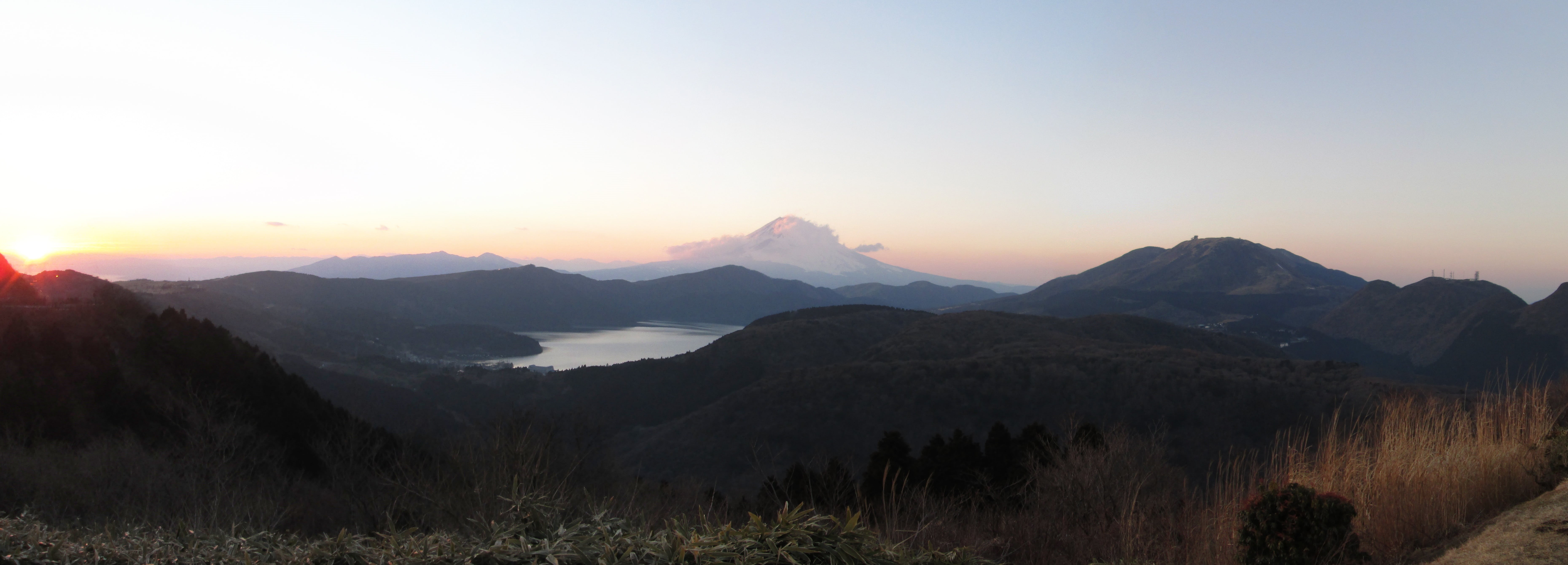 mountain peak, 5K, silhouette, sun, environment, photo, no people, mountain range, sunset, nature, tranquility, scenics - nature, mountains, land, lake, HD Wallpaper