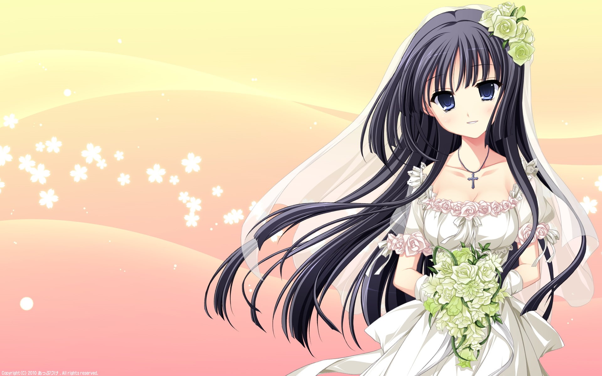 hakone, 1080P, minagami, sakuya, dress, wedding, tasogare, odawara, sinsemilla, HD Wallpaper