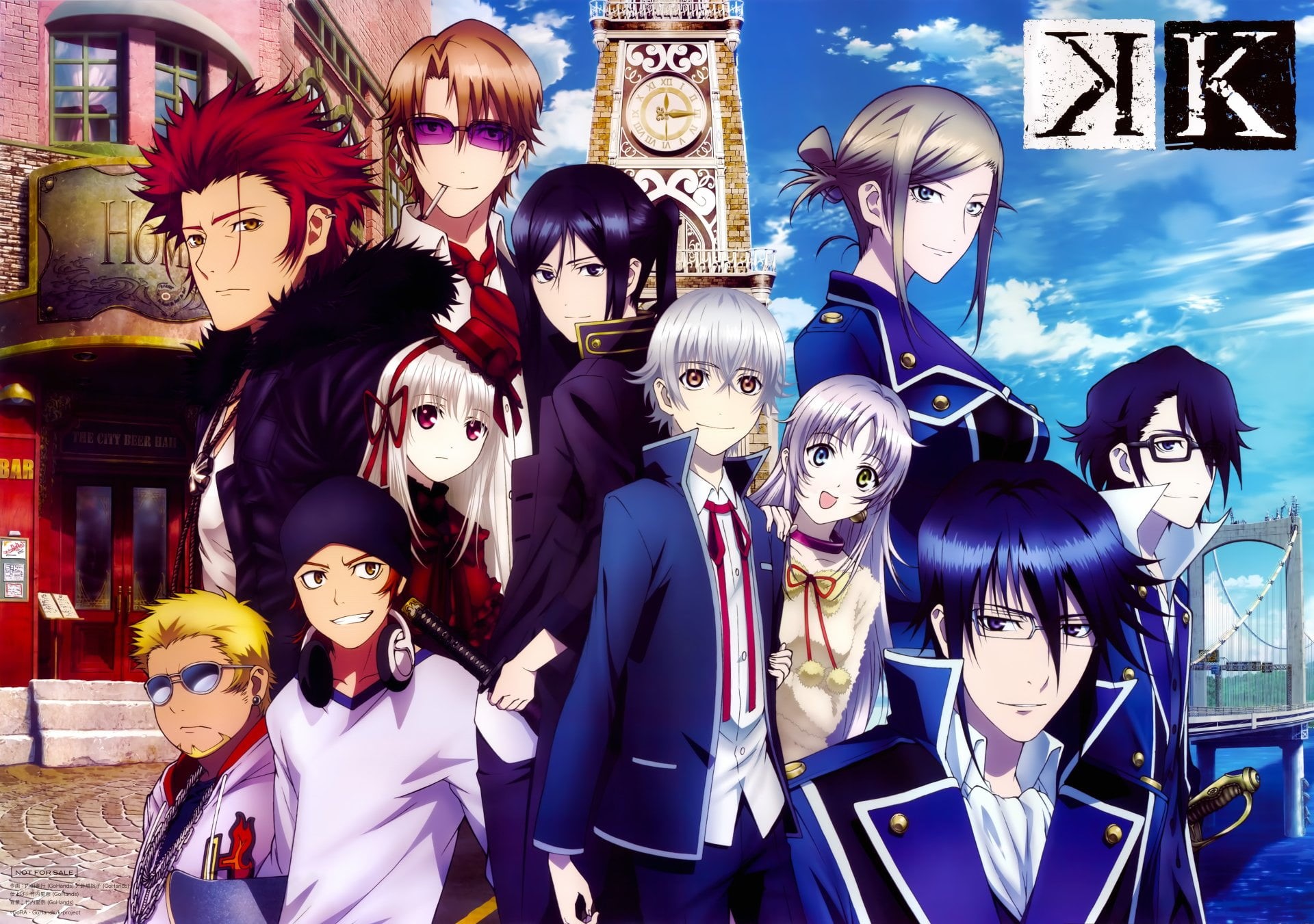 Reisi Munakata, art and craft, Neko (K Project), Mikoto Suoh, retail display, Saruhiko Fushimi, real people, day, Anna Kushina, craft, Kuroh Yatogami, Misaki Yata, HD Wallpaper