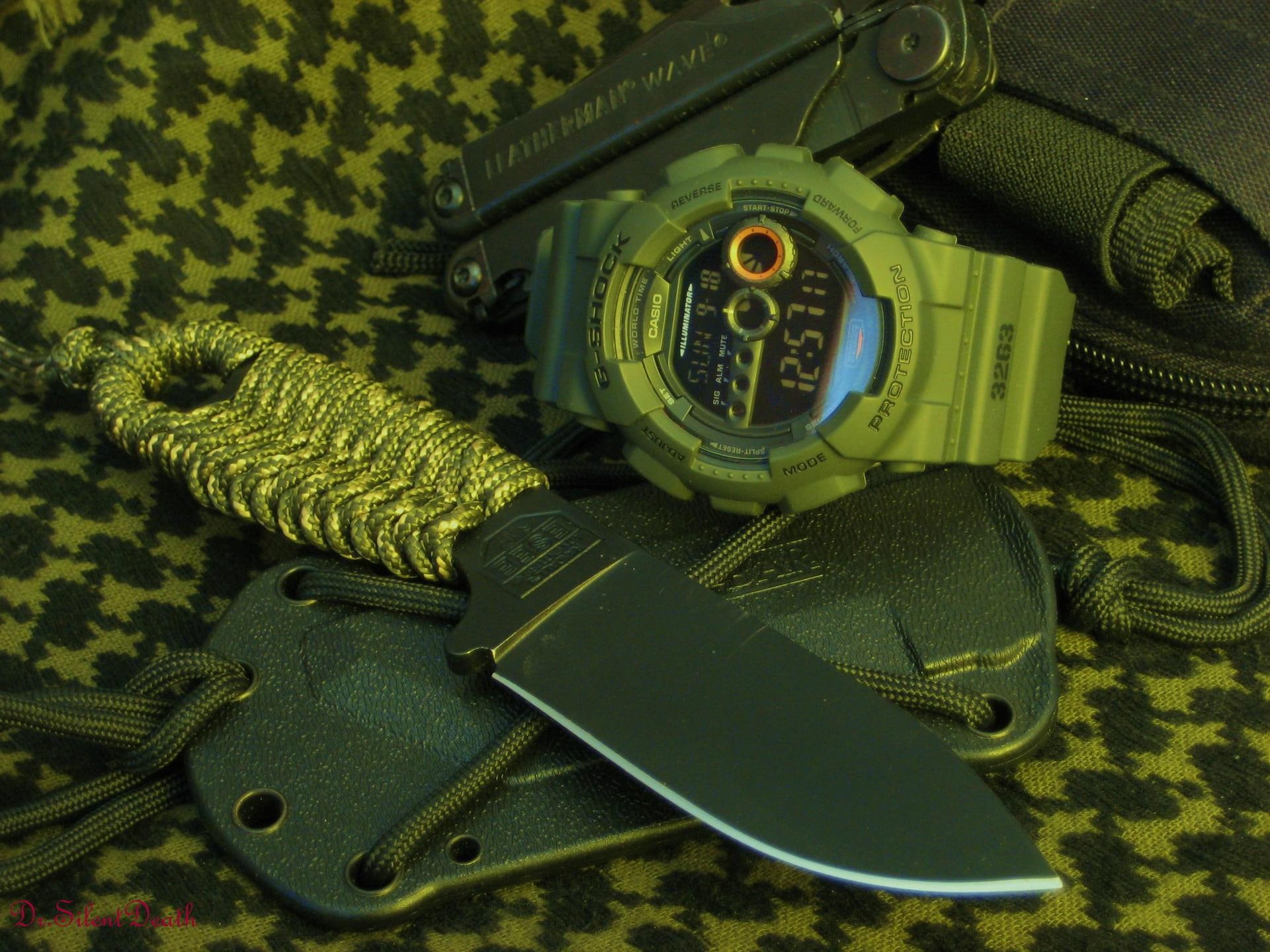 braid, sheath, multitool, 1080P, cord, watch, knife, HD Wallpaper