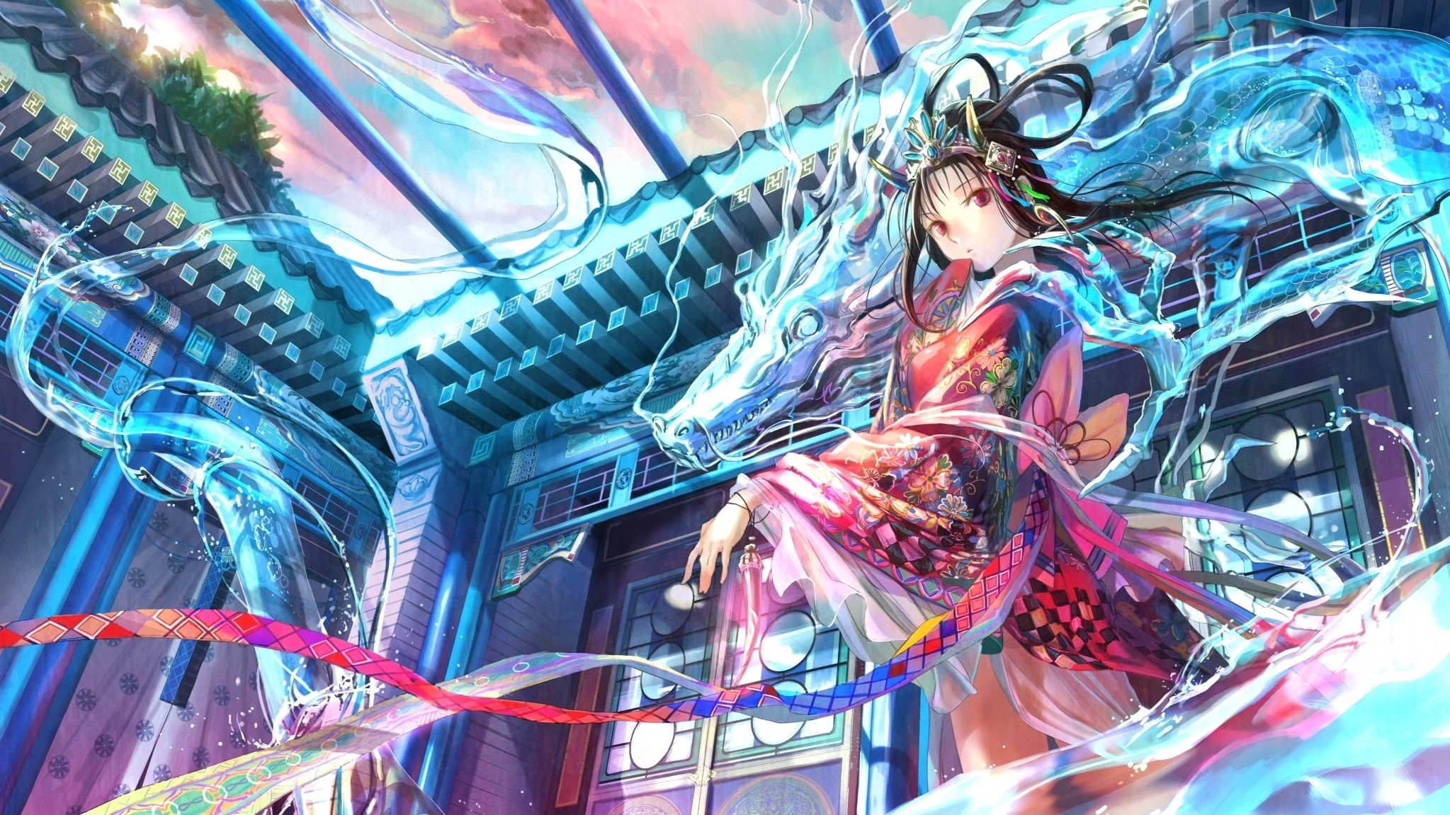 anime, hot, choko, soft, shading, fuji, girls, soft shading, 1080P, art, Fuji Choko, x, hd, HD Wallpaper