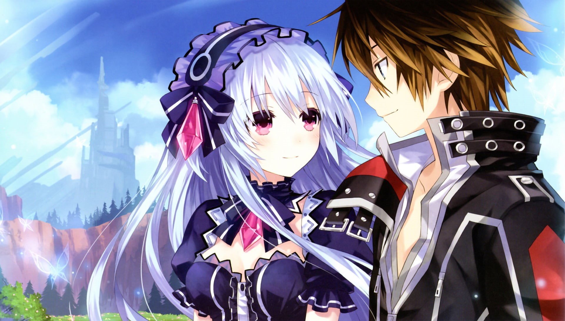 real people, sport, nature, helmet, blue, Video Game, Tiara (Fairy Fencer F), people, men, Fairy Fencer F, group of people, leisure activity, togetherness, HD Wallpaper