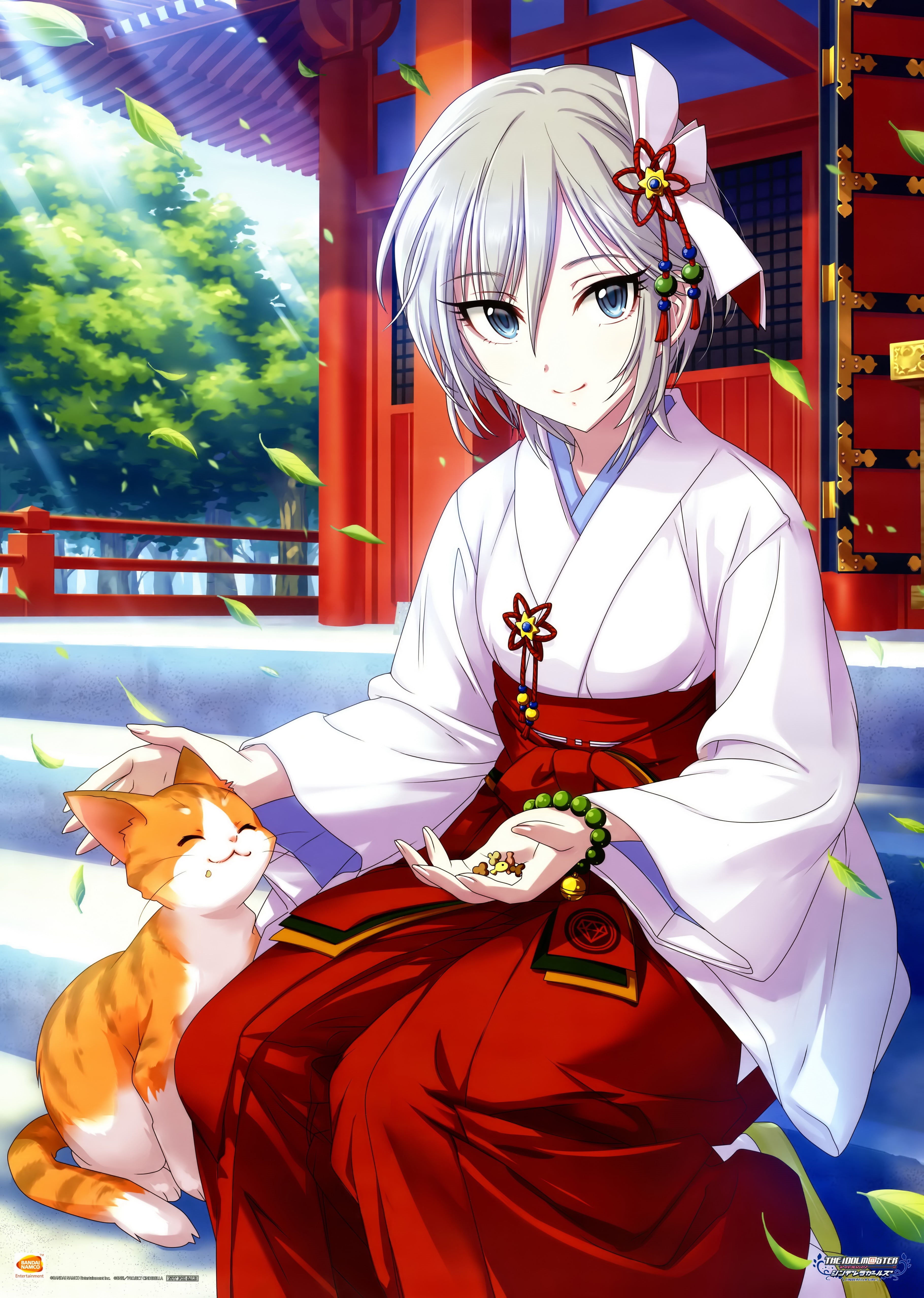 kittens, representation, mask, outdoors, women, clothing, Japanese clothes, mammal, one person, real people, cat, miko, costume, day, disguise, arts culture and entertainment, Phone HD Wallpaper