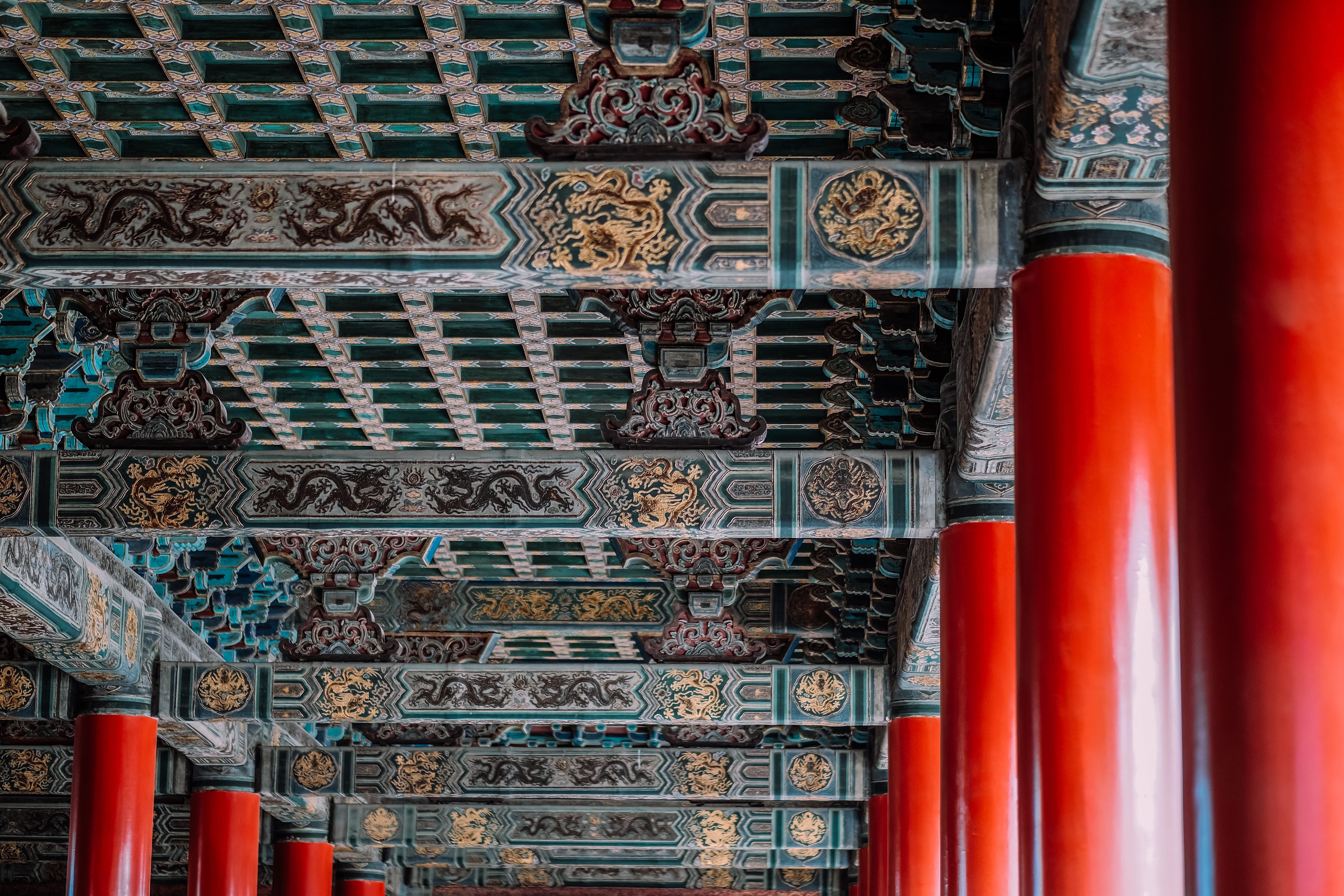 design, pillar, forbidden city, temple, pagoda, travel destinations, parthenon, archaeology, tower, built structure, creativity, monastery, column, 5K, HD Wallpaper