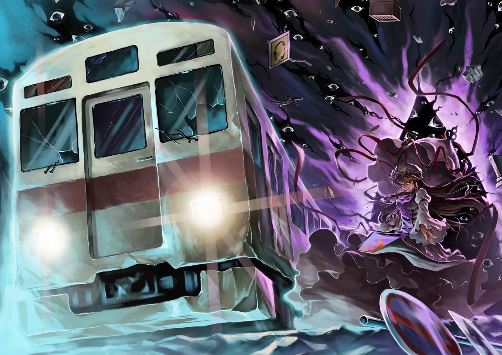 Yukari Yakumo, Anime, Touhou, 1080P, HD Wallpaper