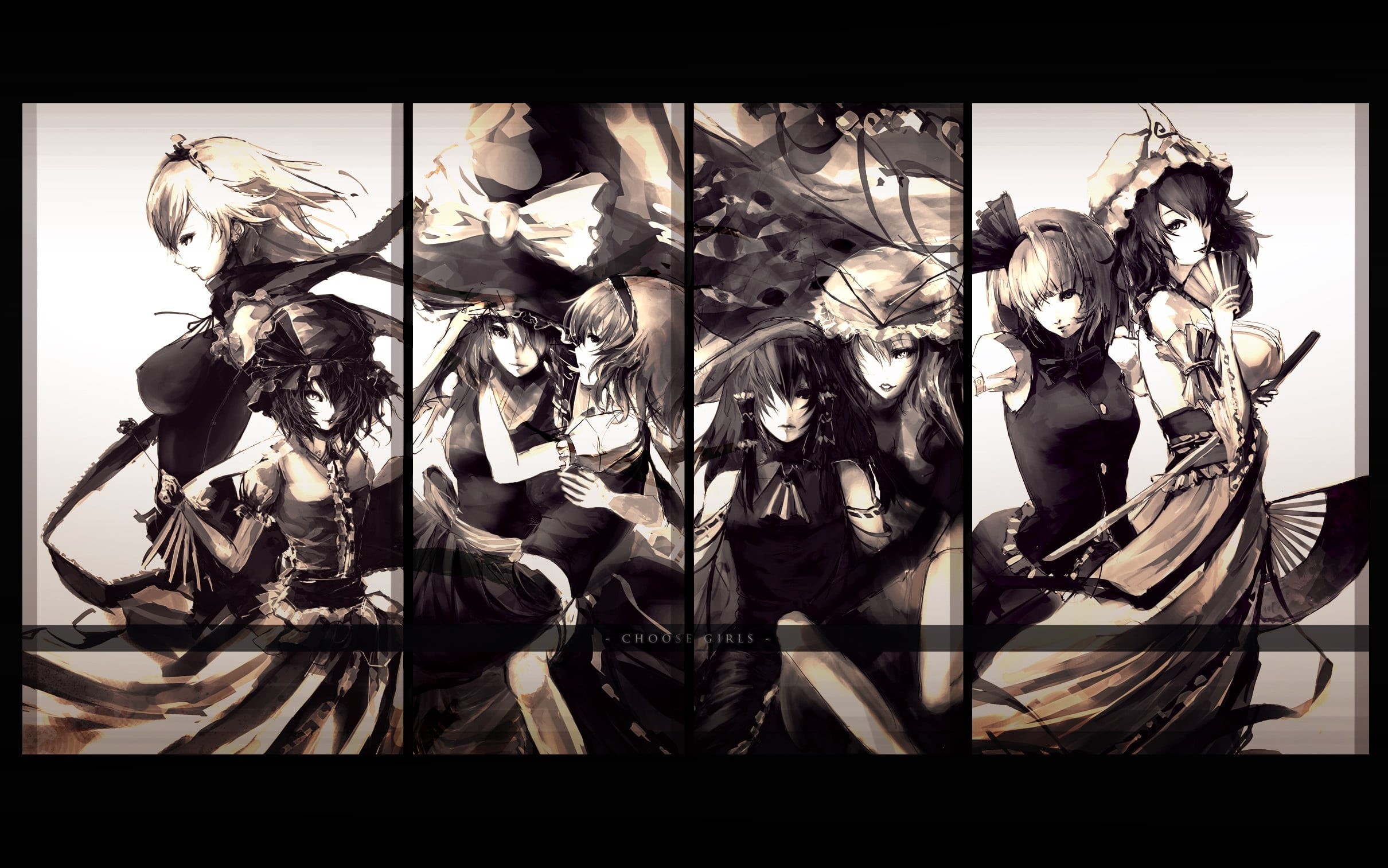 Izayoi Sakuya, disguise, creativity, clothing, anime girls, Alice Margatroid, 1080P, day, Yakumo Yukari, auto post production filter, Konpaku Youmu, arts culture and entertainment, HD Wallpaper