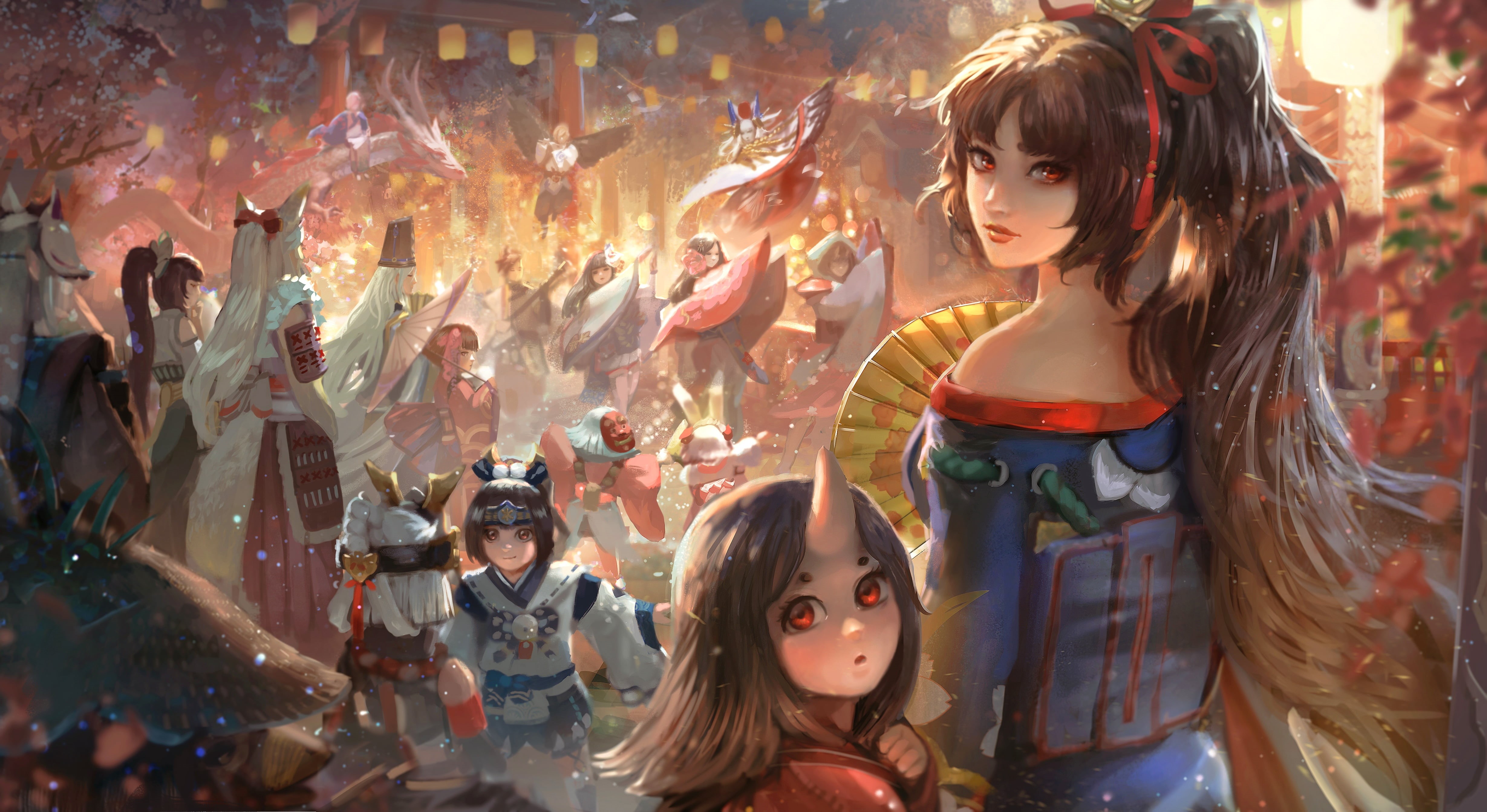 4K, Video Game, Onmyoji, HD Wallpaper