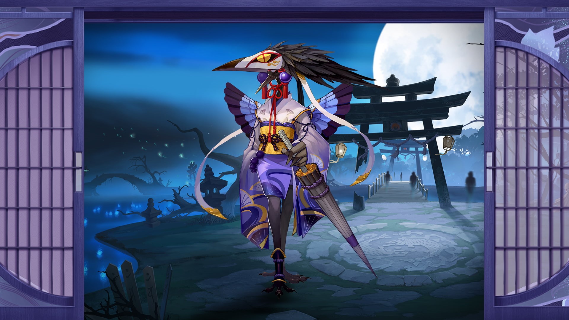 Onmyoji, Video Game, 1080P, HD Wallpaper