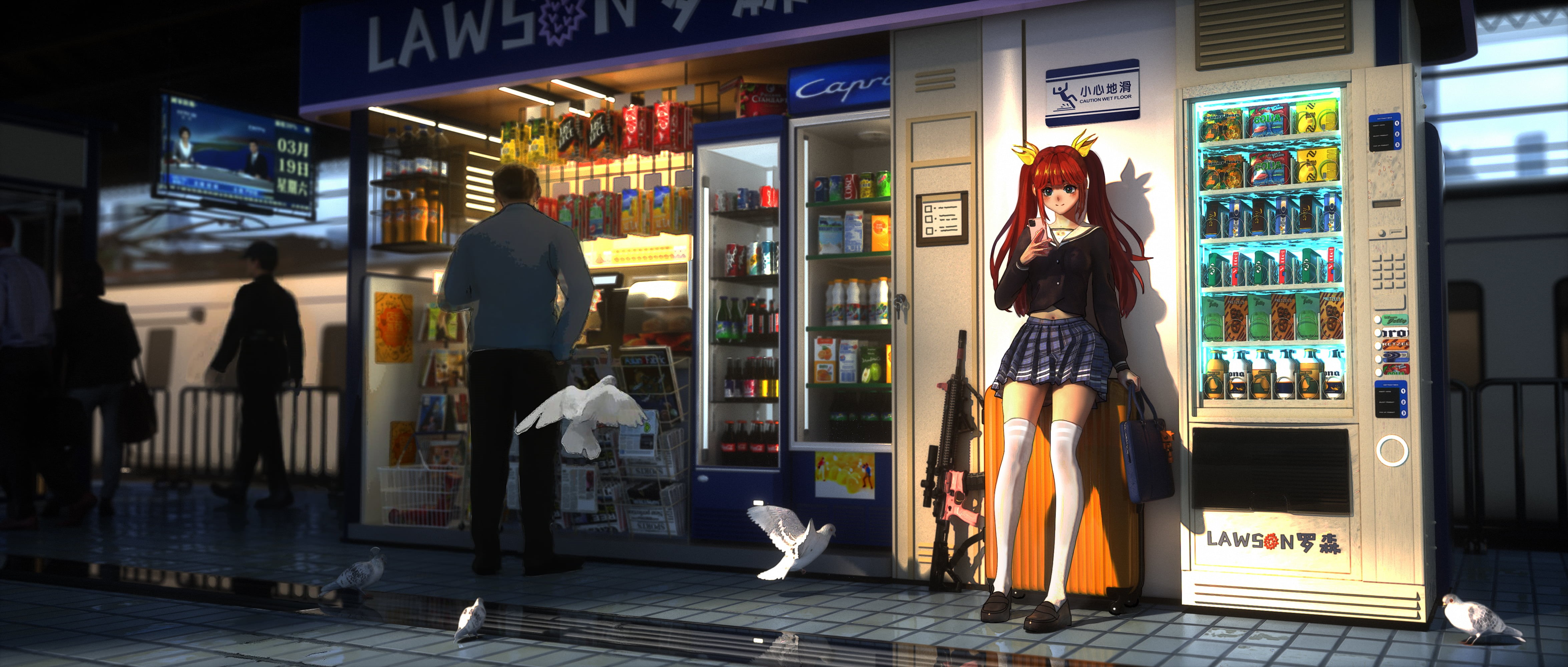 anime, Z-AO, anime girls, 4K, HD Wallpaper