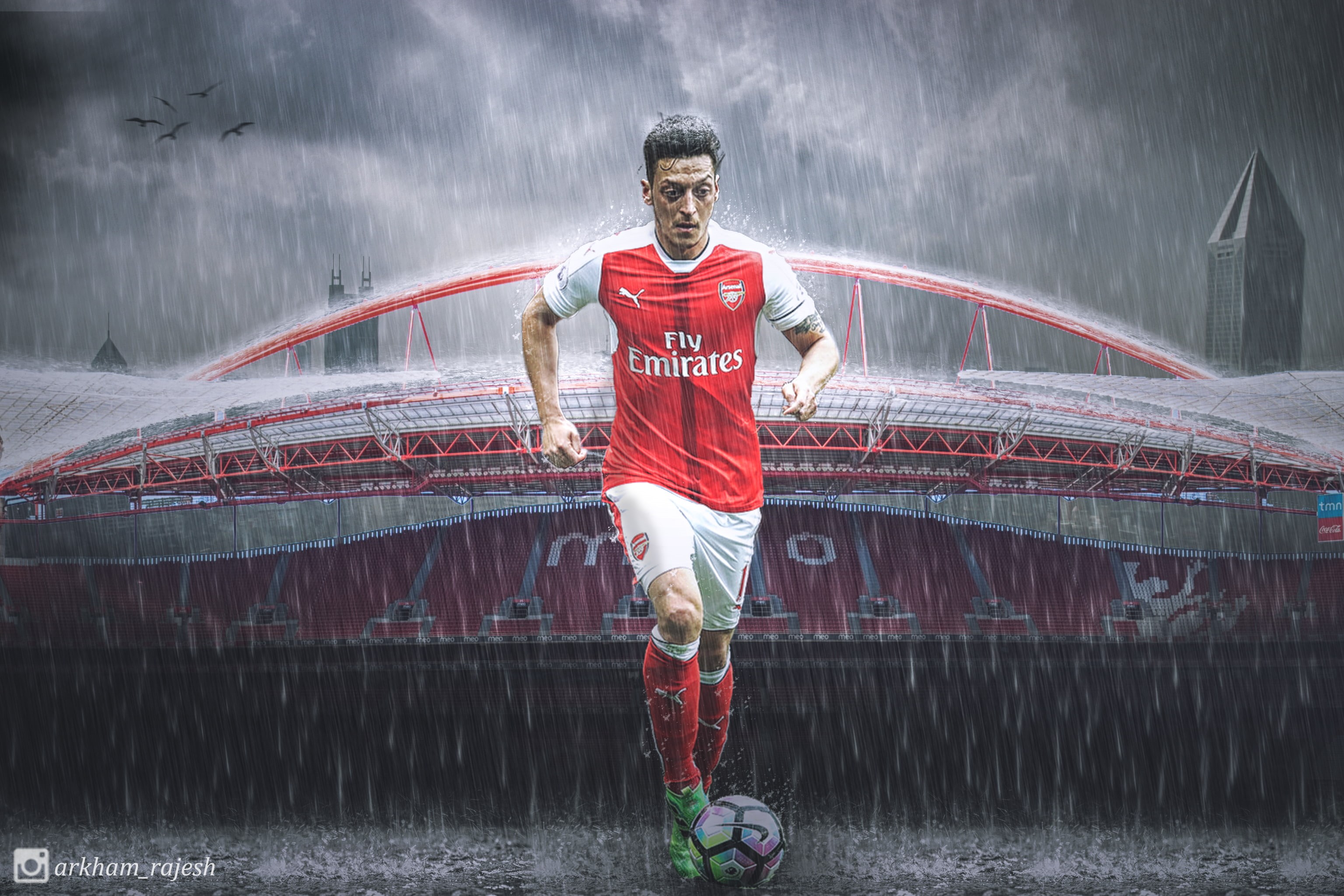 Mesut Özil, Mesut Ozil, Soccer, German, Arsenal F.C., 2K, HD Wallpaper
