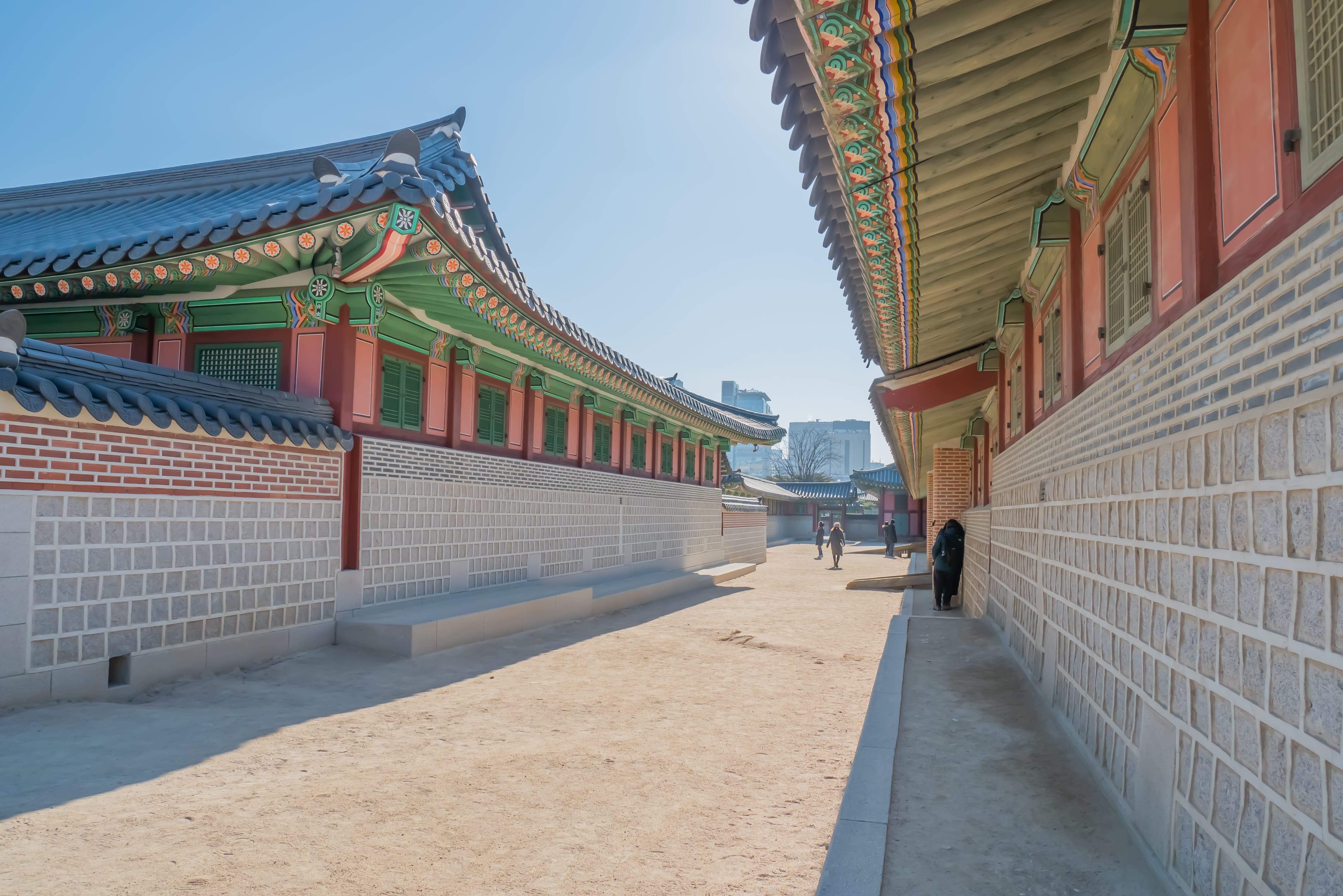 housing, building, real people, city, asian, day, travel, direction, place of worship, outdoors, incidental people, worship, shrine, person, flagstone, HD Wallpaper