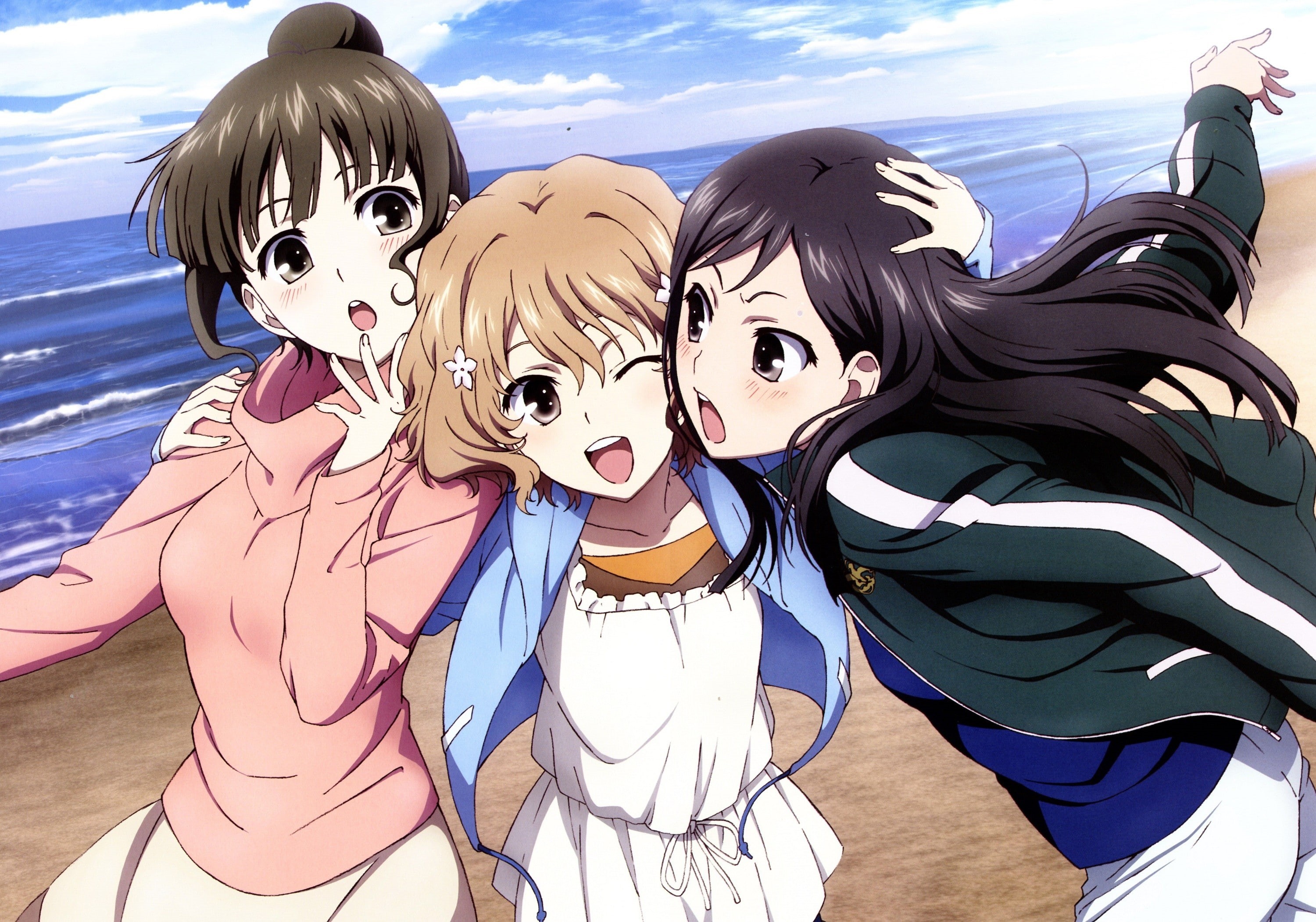 anime girls, Hanasaku Iroha, anime, 2K, HD Wallpaper