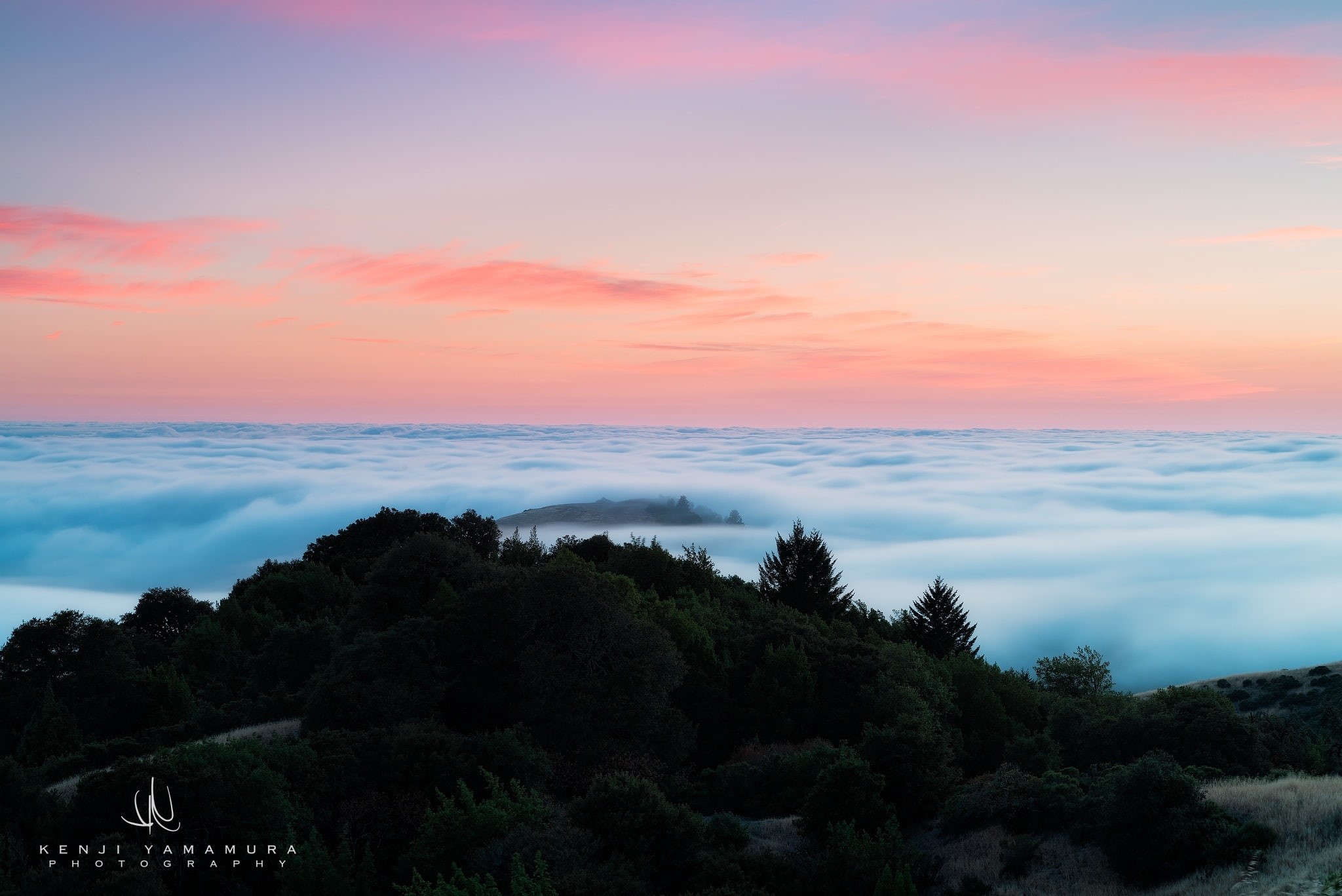 mountain, photographer, sunset, 1080P, clouds, Kenji Yamamura, HD Wallpaper