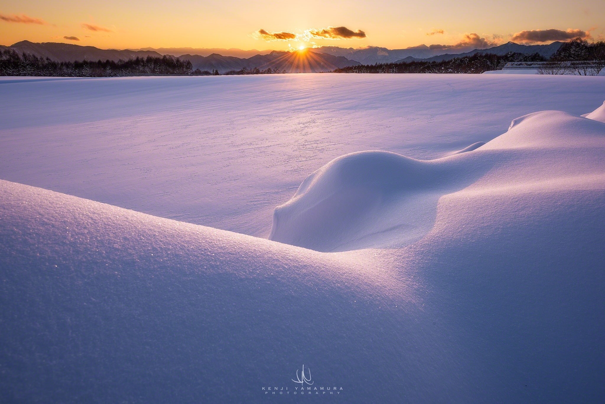 snow, dawn, Kenji Yamamura, 1080P, photographer, mountains, HD Wallpaper