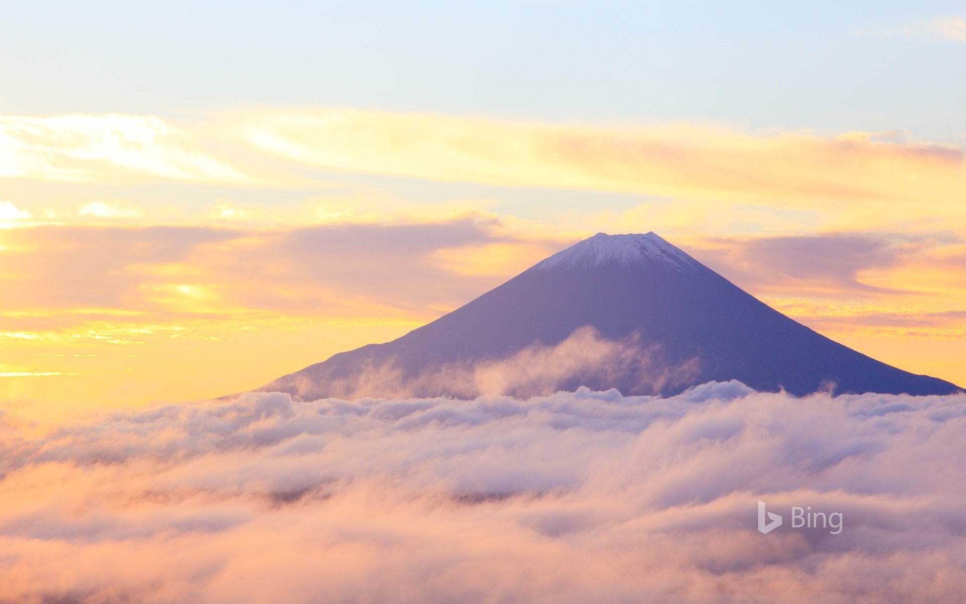cloud - sky, volcanic crater, orange color, landscape, bing, beauty in nature, idyllic, outdoors, low angle view, cloudscape, 1080P, desktop, HD Wallpaper