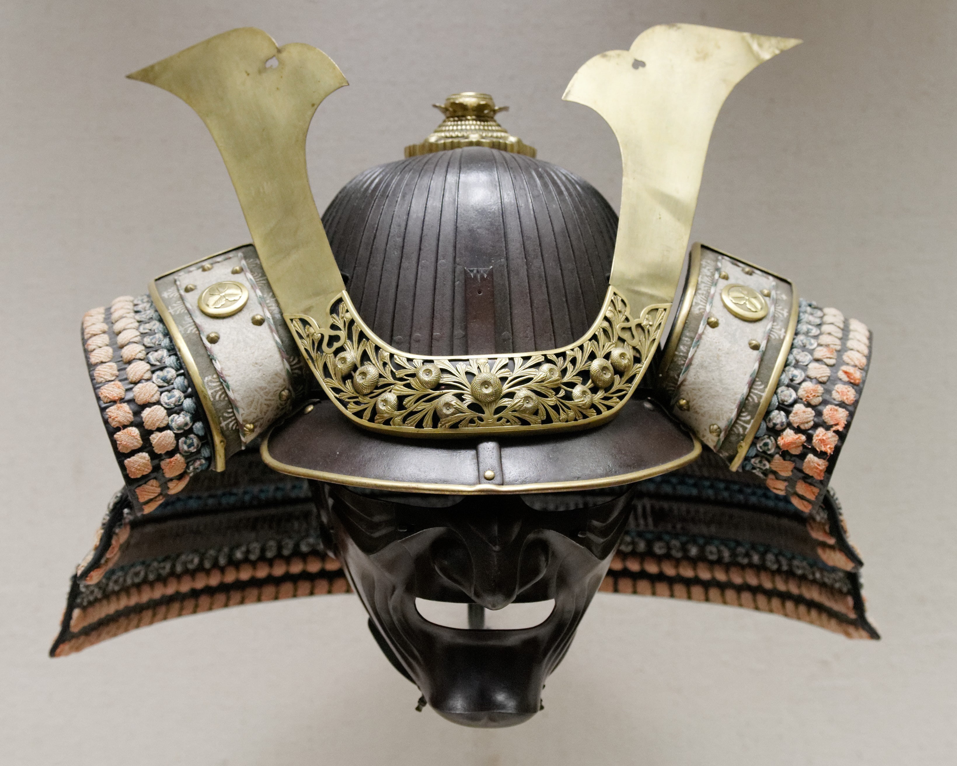 warrior, Nihon, Nippon, japonese, pearls, samurai, Edo period, 2K, Japan, kabuto, shogunate, mask, honor, HD Wallpaper