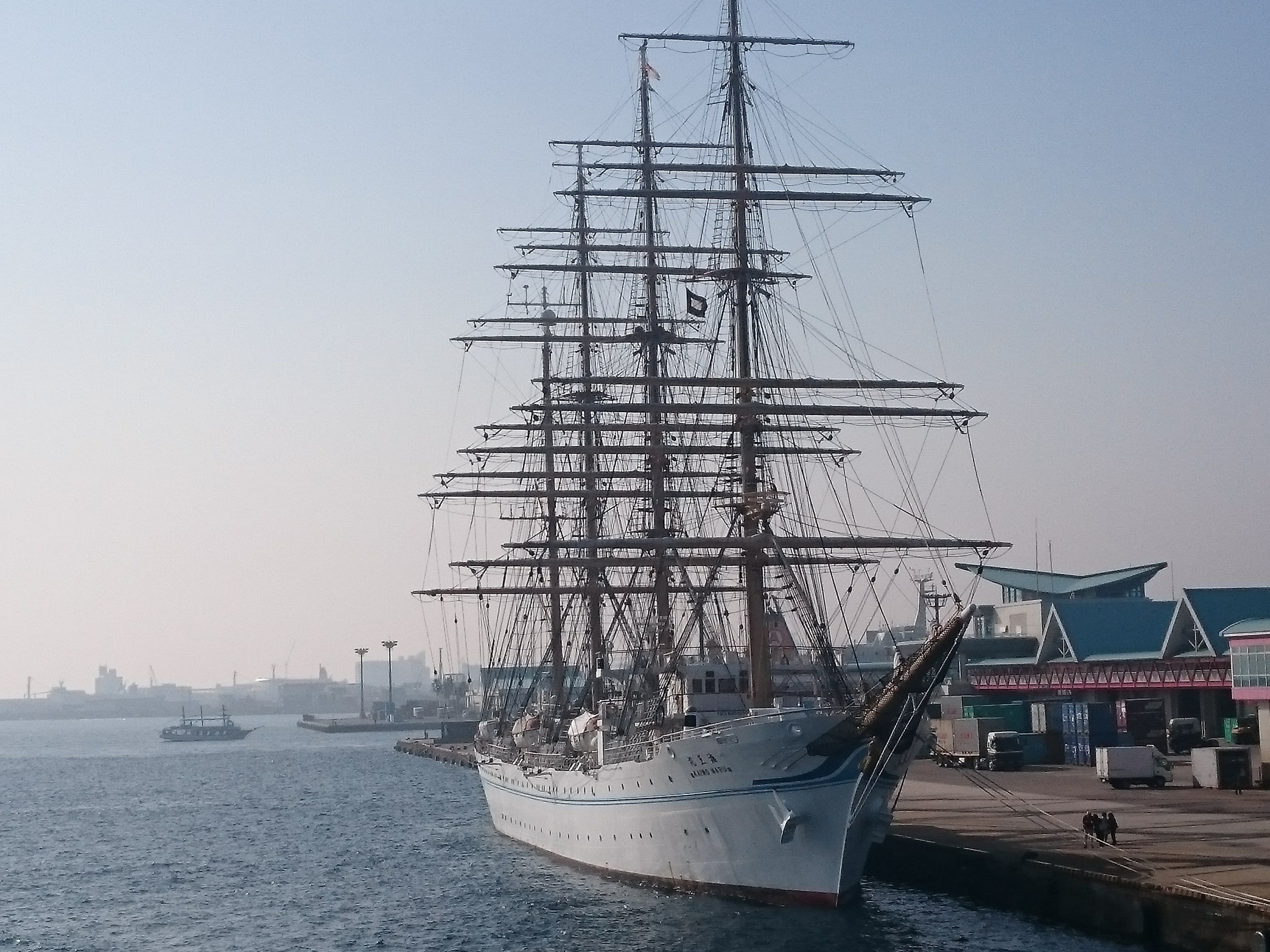 sailing, kagoshima, sailing Ship, nature, 2K, mast, pole, water, outdoors, ship, moored, mode of transportation, architecture, sailboat, sea, nautical Vessel, HD Wallpaper