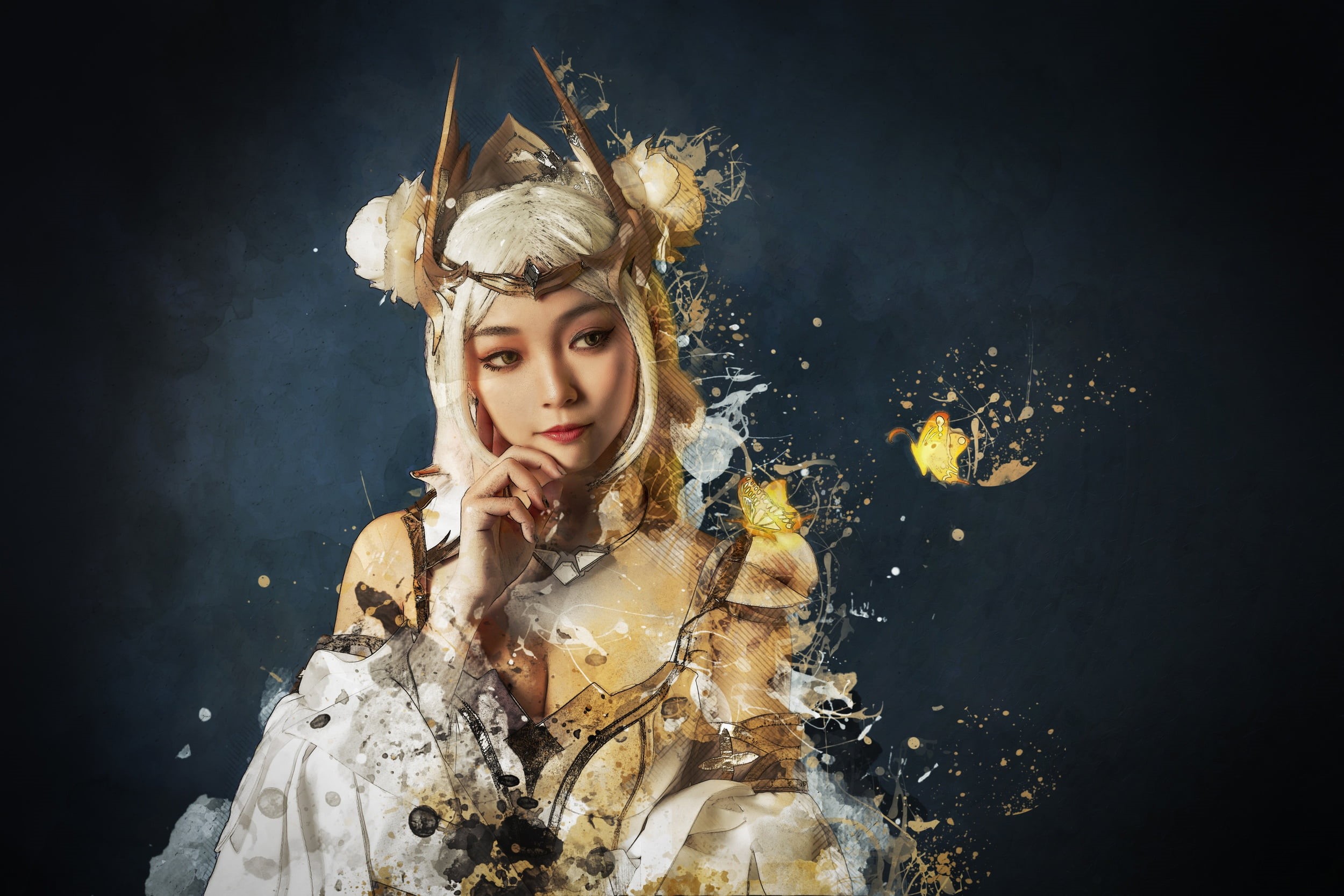 1080P, style, anime cosplay, Japanese girl, girl, photos picture, HD Wallpaper