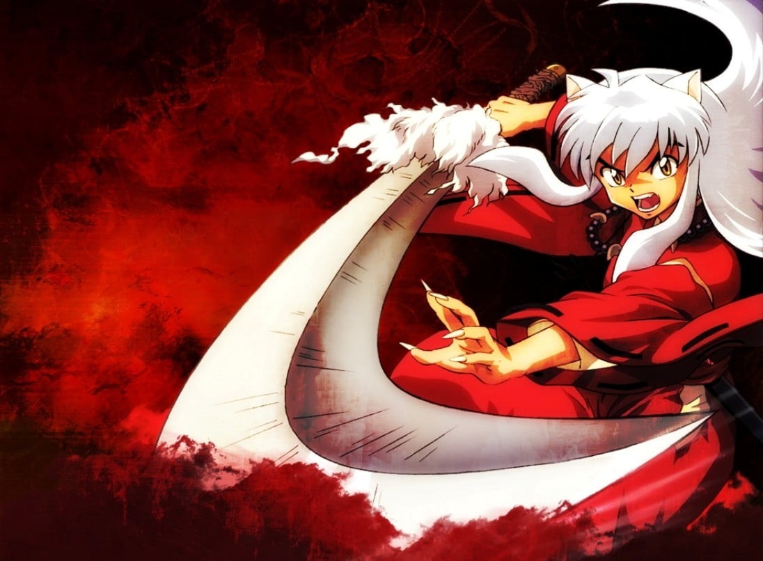 adult, arts culture and entertainment, 480P, lifestyles, Inuyasha, leisure activity, two people, women, child, red, sport, clothing, young adult, HD Wallpaper