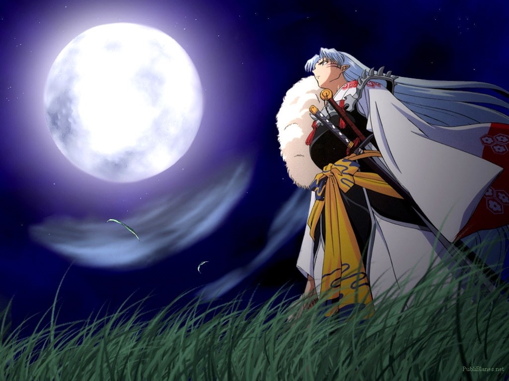 480P, art, Inuyasha, hd, x, anime, HD Wallpaper
