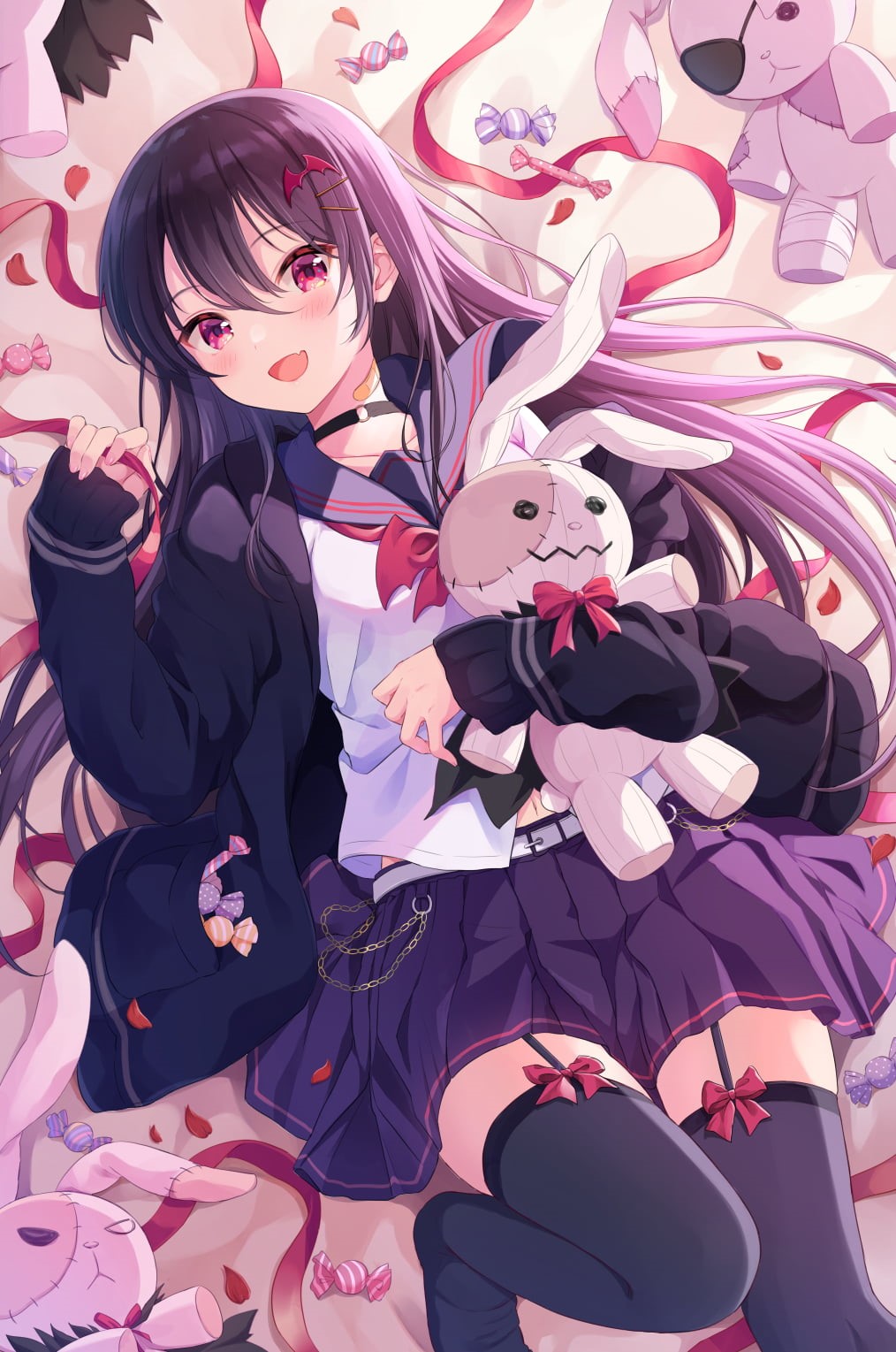 720P, garter belt, Yatomi, anime girls, anime, open mouth, vertical, Phone HD Wallpaper