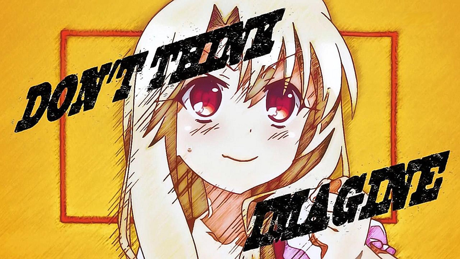 Fate/kaleid liner Prisma Illya, wall - building feature, close-up, western script, smiling, portrait, mural, day, creativity, young adult, looking at camera, HD Wallpaper