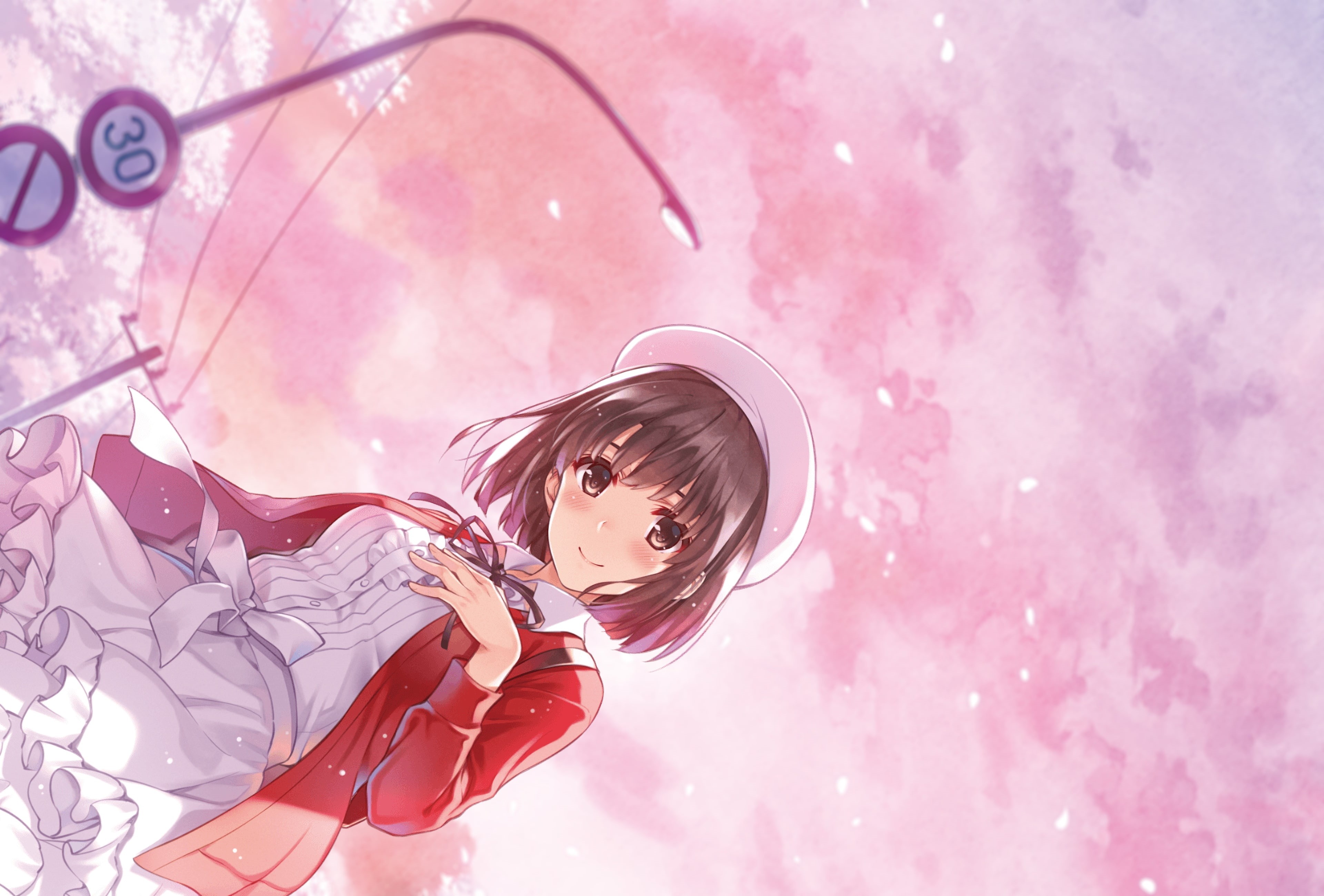 Saekano: How to Raise a Boring Girlfriend, Megumi Katō, Anime, 4K, HD Wallpaper