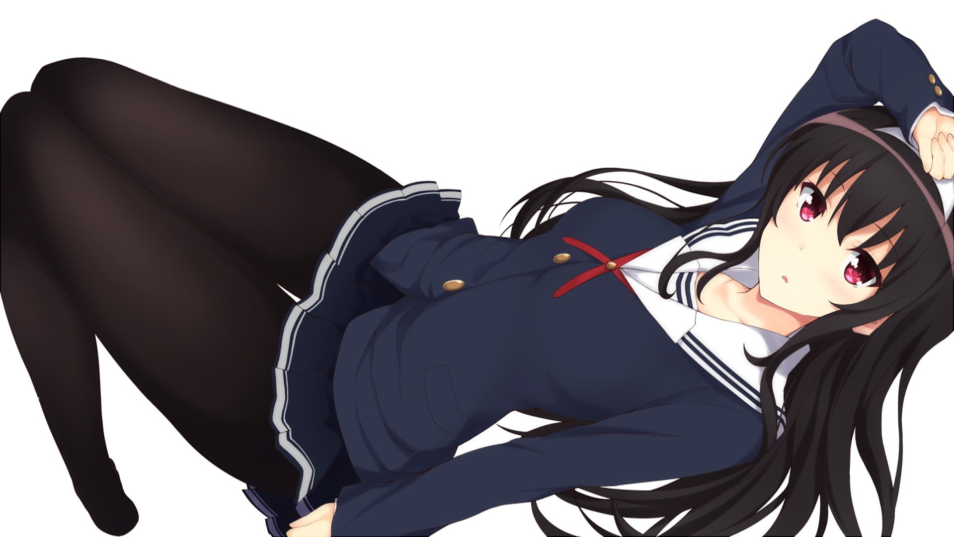 black color, indoors, Utaha Kasumigaoka, arts culture and entertainment, Saekano: How to Raise a Boring Girlfriend, horse, creativity, human representation, HD Wallpaper
